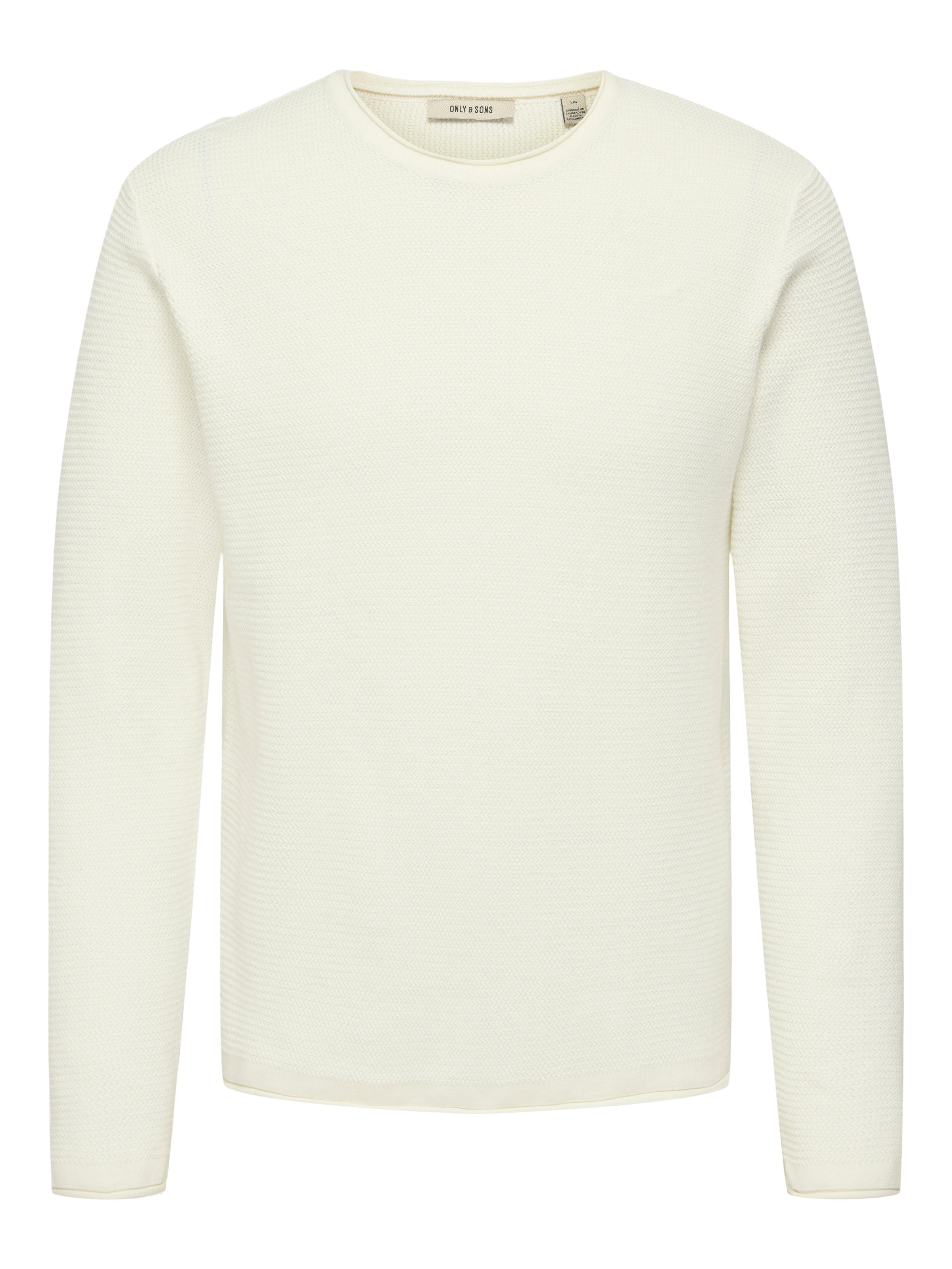 ONLY & SONS Strickpullover »ONSERIC REG 12 STRUC CREW KNIT« Baumwolle, regular fit