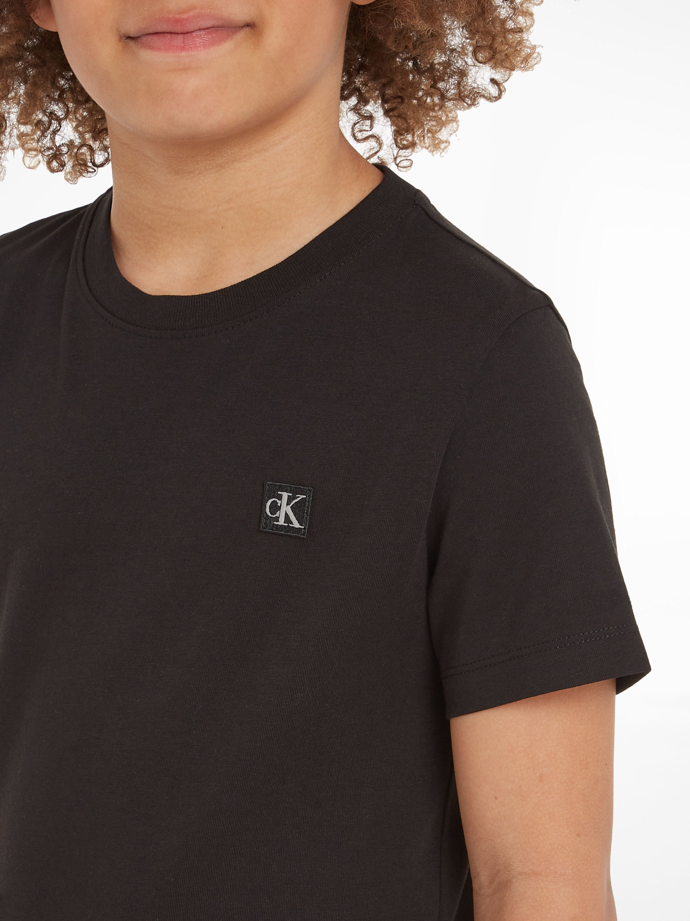 Calvin Klein Jeans T-Shirt »MONOGRAM MINI BADGE T-SHIRT«, für Kinder bis 16 Jahre