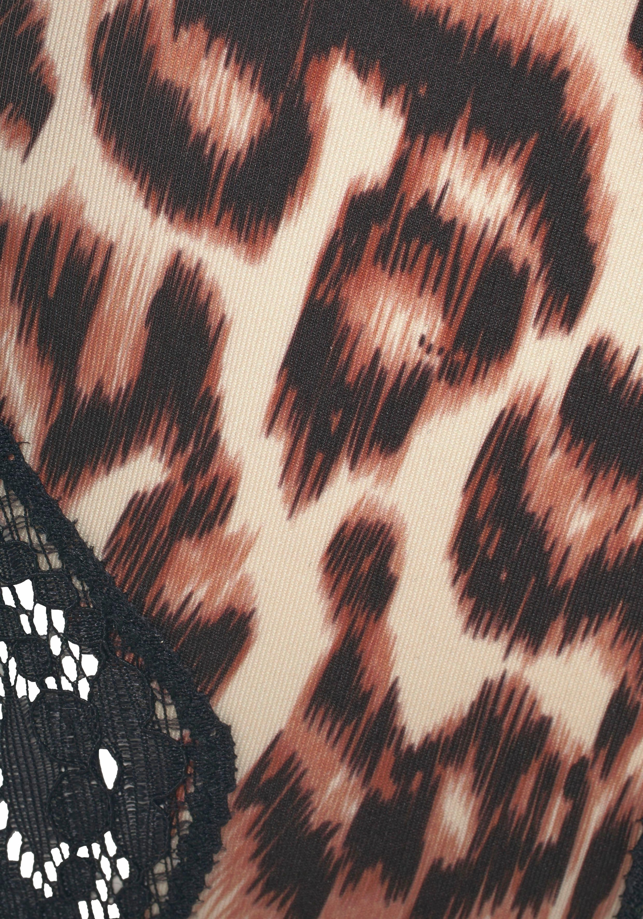 JETTE String mit Leopardenmuster