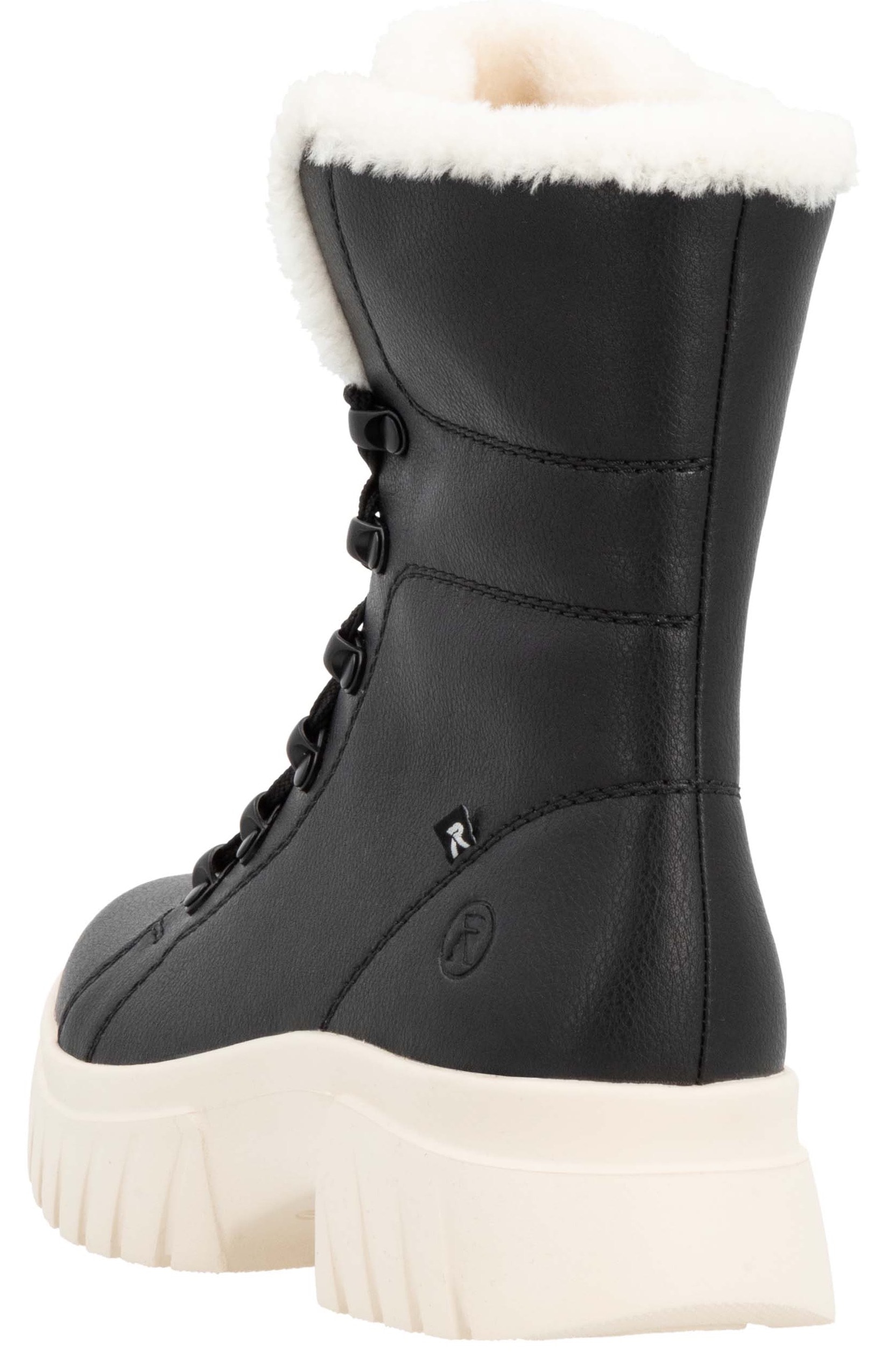 Rieker EVOLUTION Winterboots, Schnürboots, Plateaustiefelette, Profilsohle, Innenreissverschluss