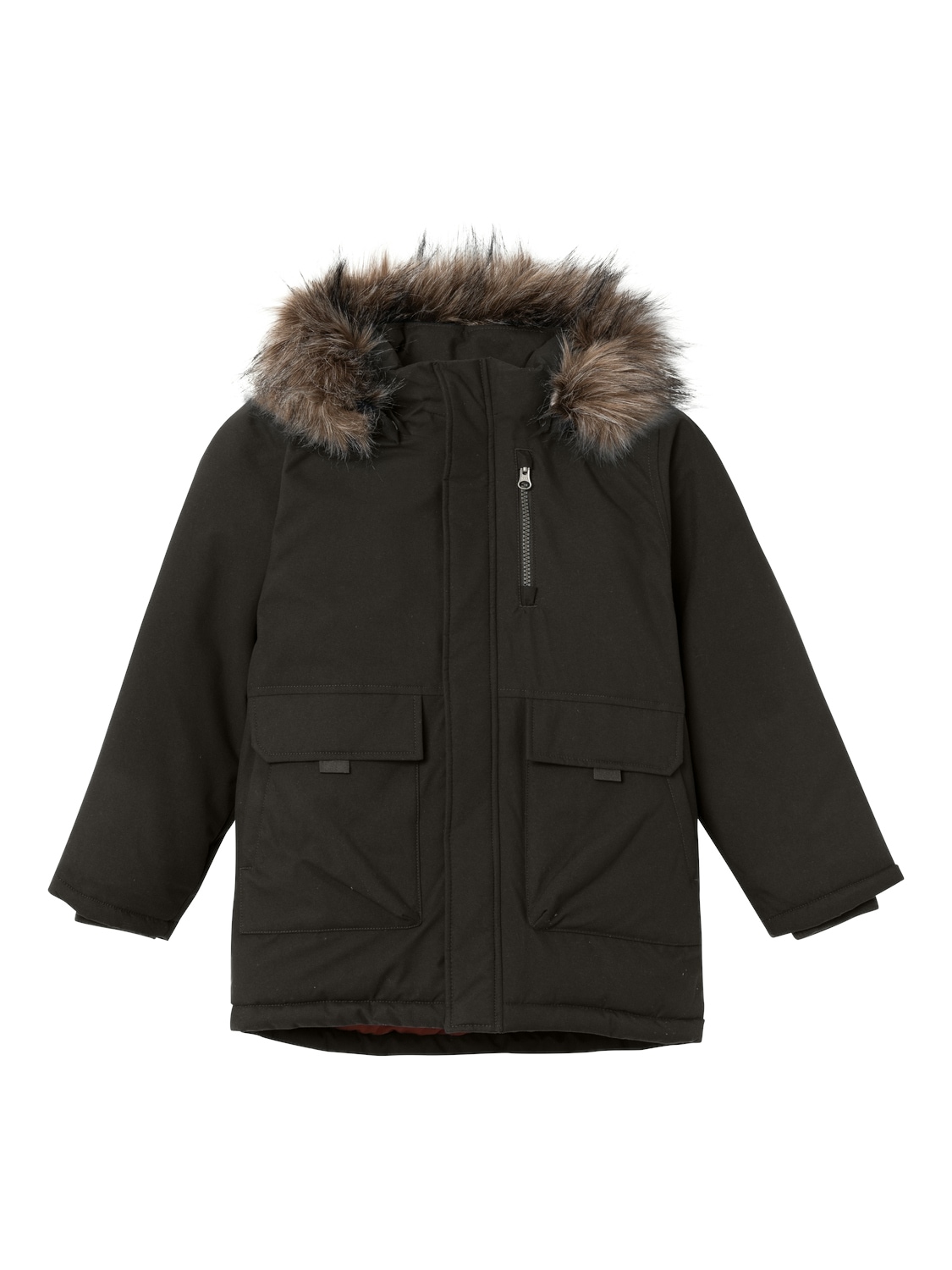 Name It Parka »NKMMASTER PARKA JACKET PB«, mit Kapuze, mit reflektierenden Detail