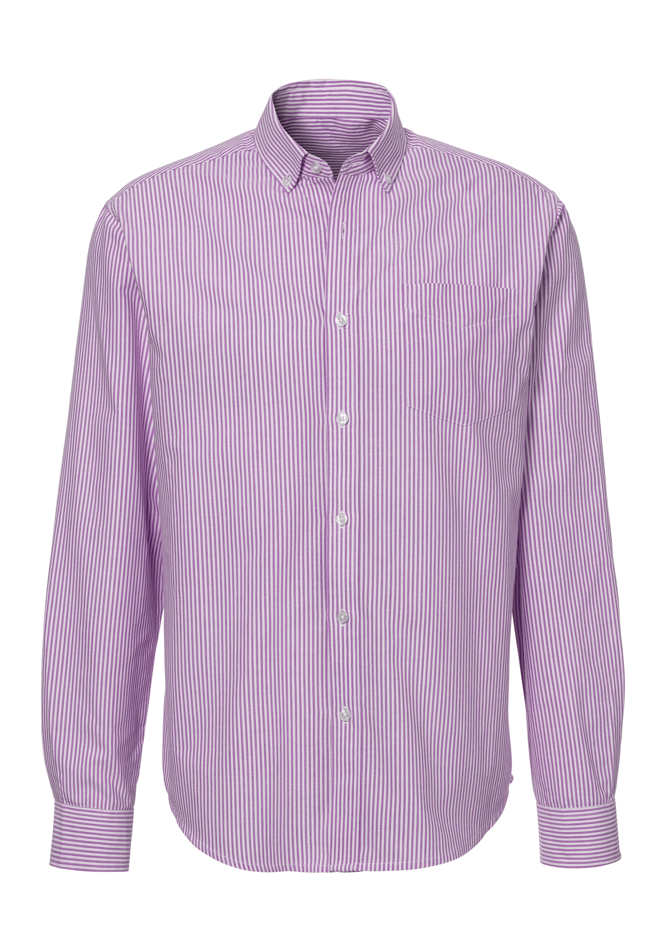 H.I.S Langarmhemd »Regular-fit«, Oxfordhemd langarm mit Button-down-Kragen aus reiner Baumwolle