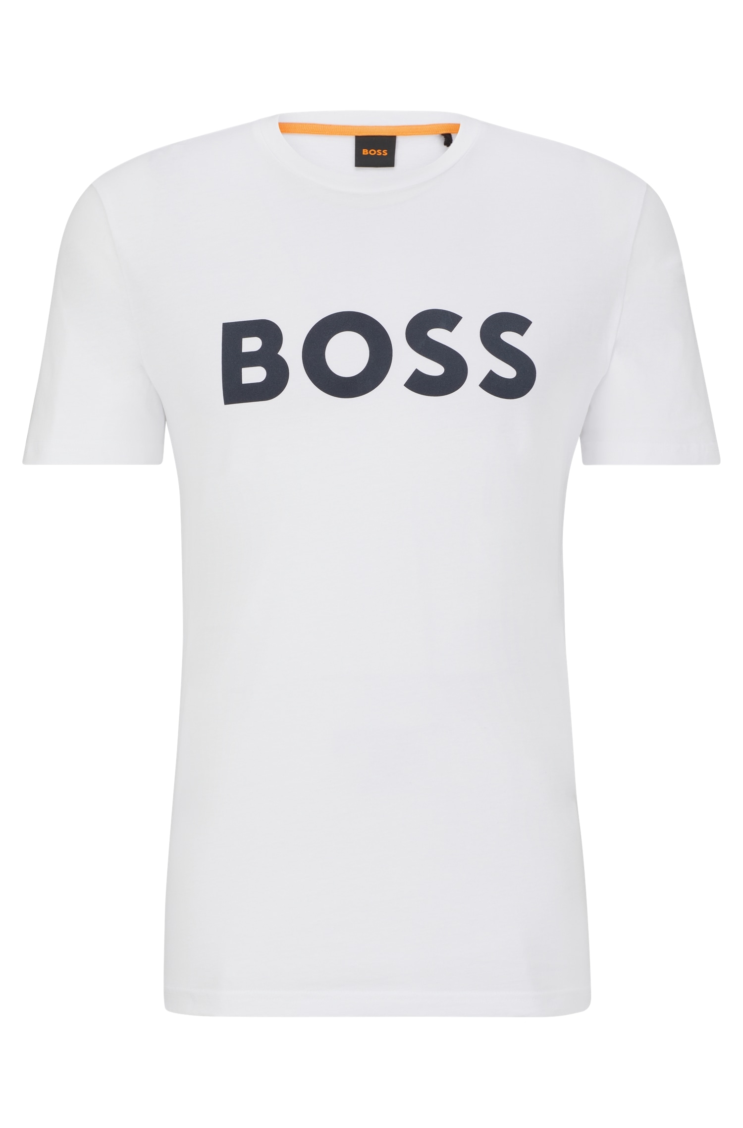 BOSS ORANGE T-Shirt »Thinking 1 10246016 01«, mit grossem BOSS Druck auf der Brust