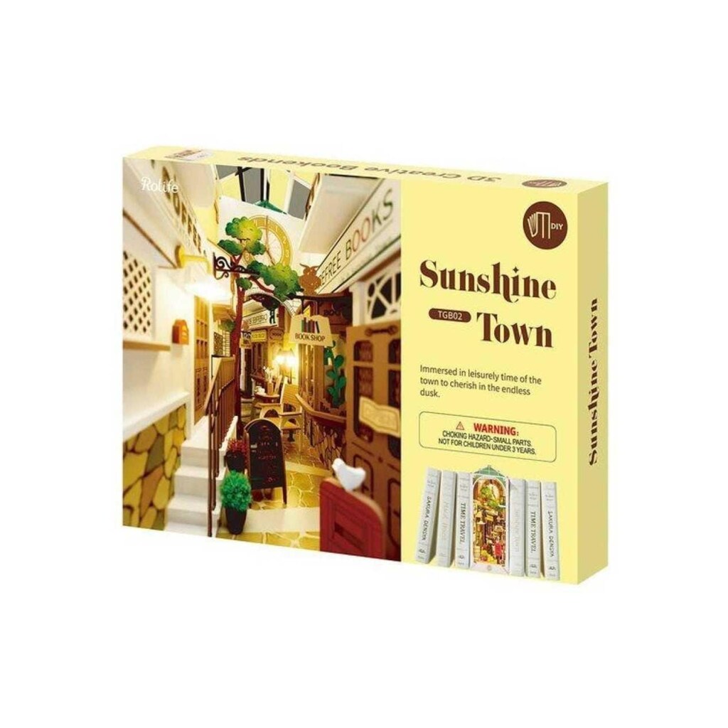 Puzzle »RoboTime Book Nook Sunshine Town«, (246 tlg.)
