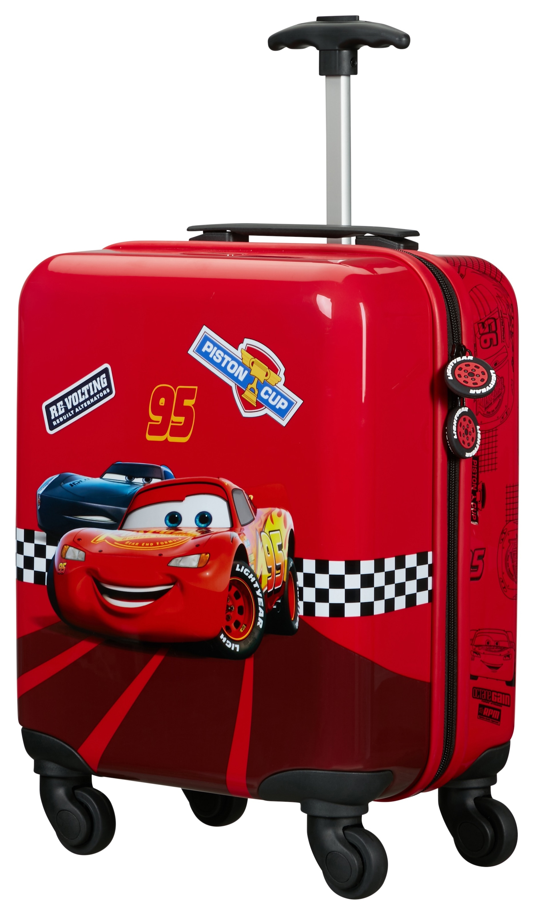 Samsonite Kinderkoffer »DISNEY ULTIMATE 2.0 SP45/16 DISNEY CARS«, 4 St. Rollen, Handgepäck-Koffer, Kinderreisekoffer, Koffer, Hartschalenkoffer