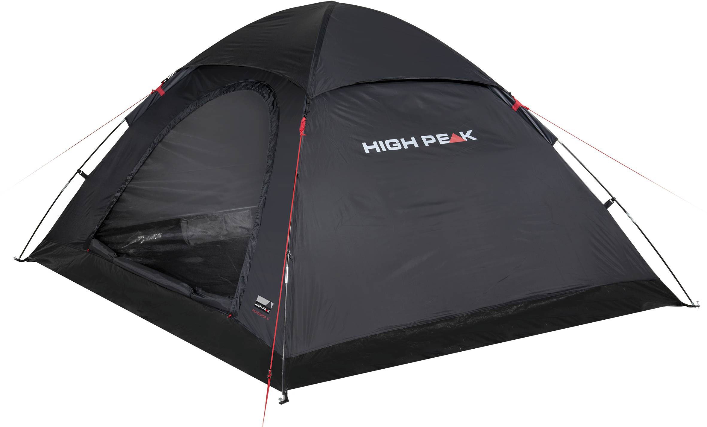 High Peak, Kuppelzelt »Zelt Monodome XL« 4 Personen mit Transporttasche, schwarz, B/H/L: 240cm x 130cm x 210cm, Kuppelzelt