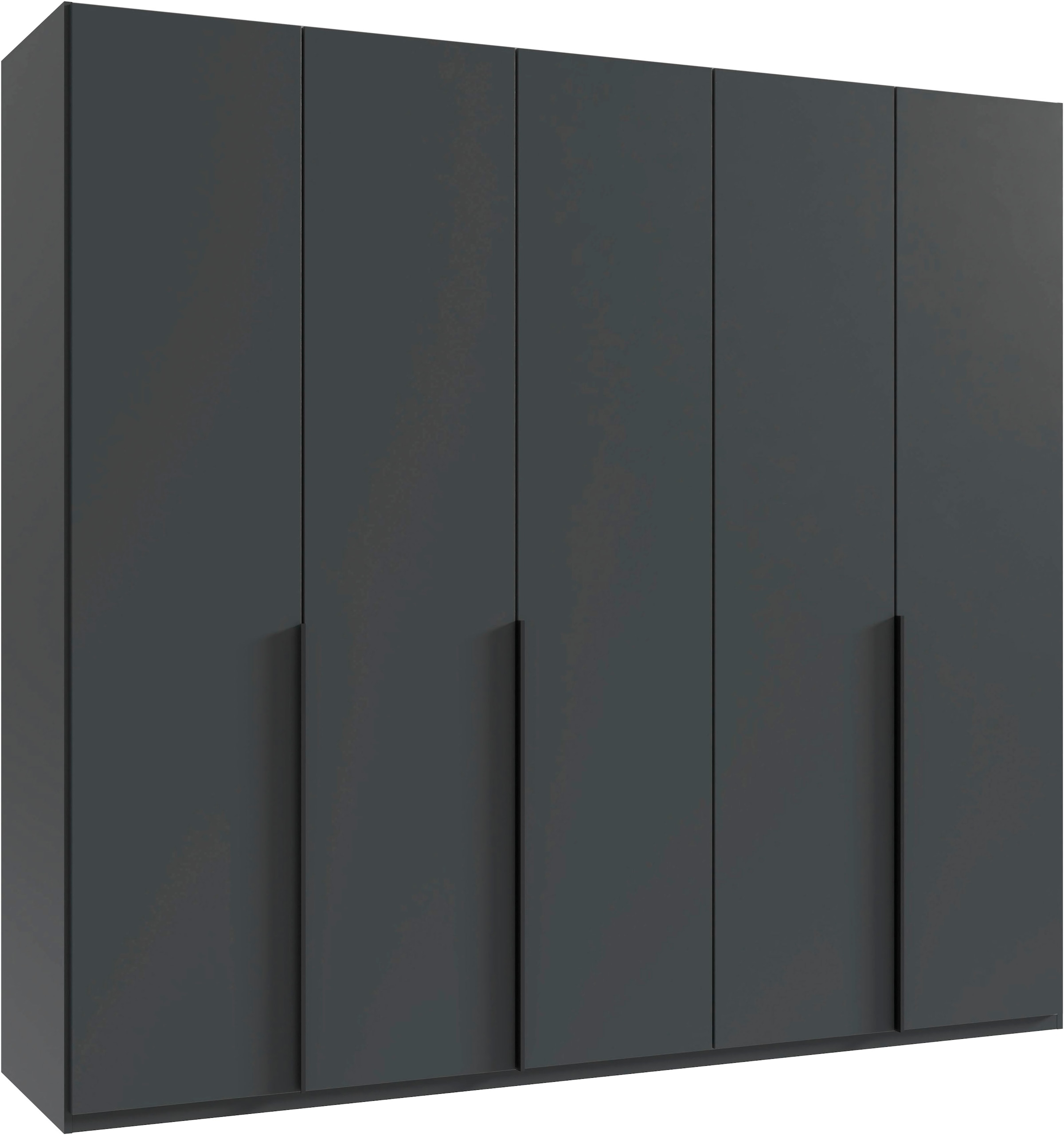 Wimex Kleiderschrank »Mugano,in 5 Breiten,2 Höhen,2 Tiefen, viele Farben, Made in Germany« in Basic oder Premium Ausstattung, mit langen Griffen aus Metall, mit oder ohne Spiegel