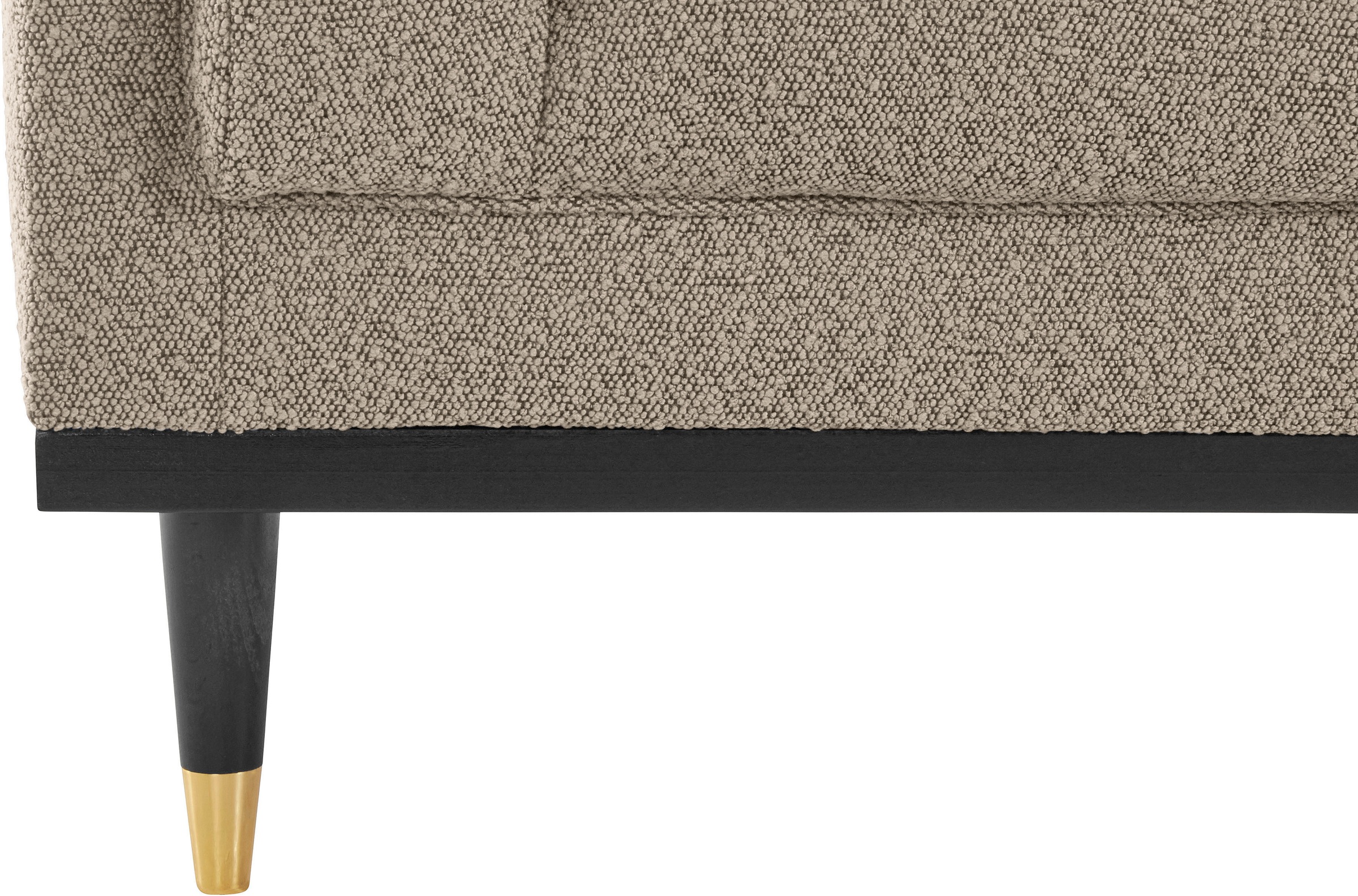 Guido Maria Kretschmer Home&Living Cocktailsessel »Chamby New Sessel«, im Bouclé-Strukturbezug mit Steppung im Lehnenbereich