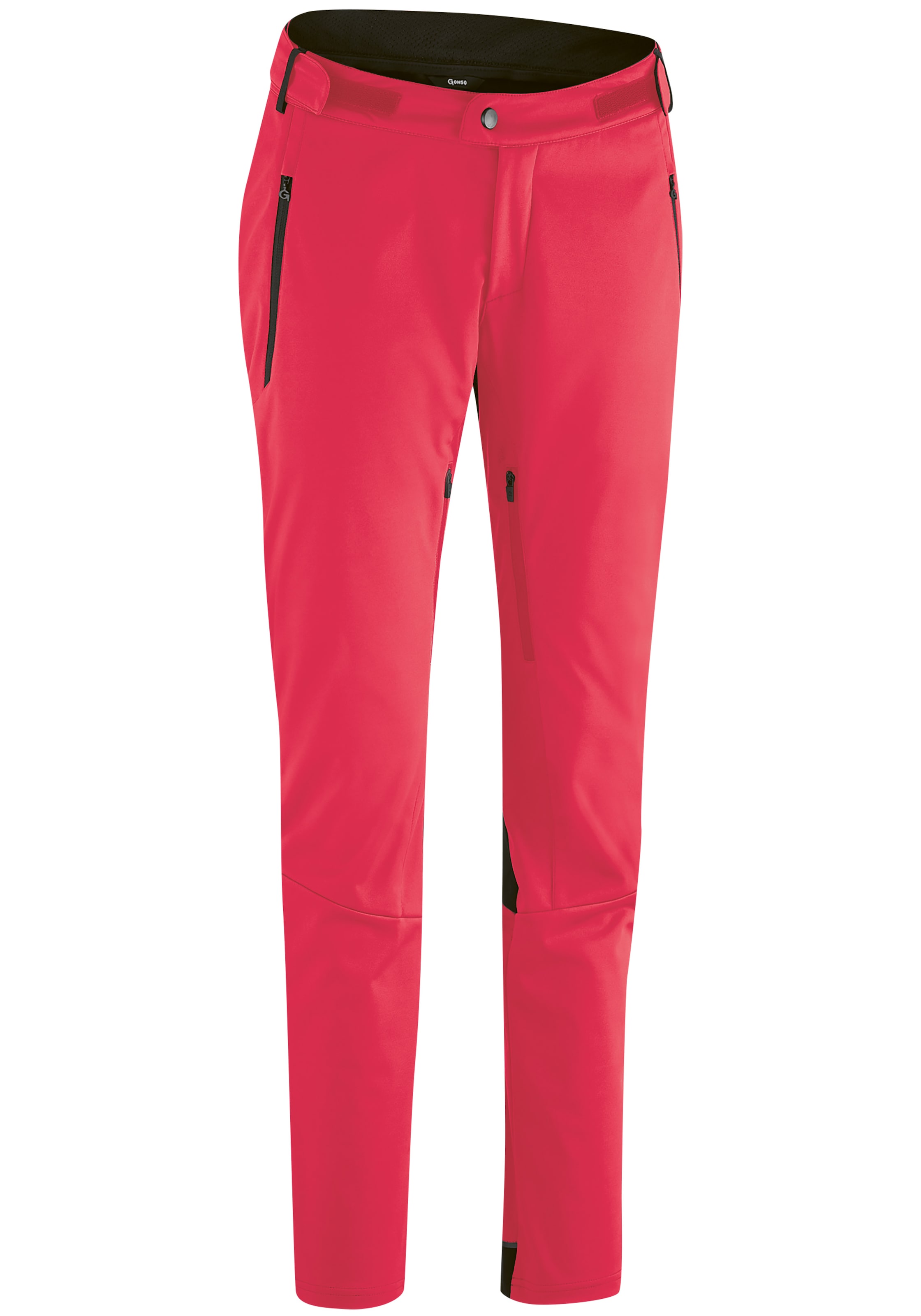 Gonso Fahrradhose "SKARN LIGHT W" lange Damen Radhose, Softshell-Hose mit Ventilation am Innenbein