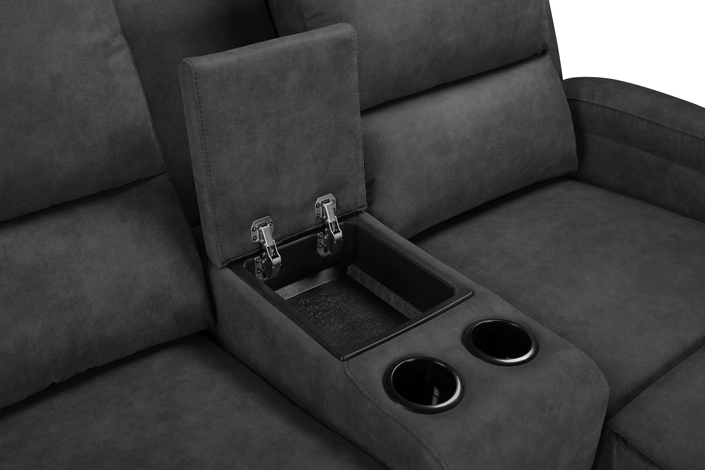Home affaire Ecksofa »Napori Multimediasofa, 3er Kinosessel XXL, L-Form,«, Kinosofa mit Relaxfunktion, Getränkehalter, Staufach und Staukasten