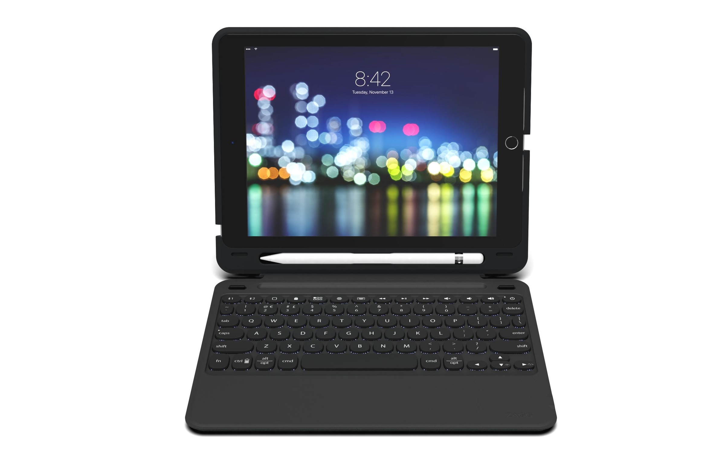 ZAGG iPad-Tastatur »Cover Slim Book Go iPad 9,7 Zoll«