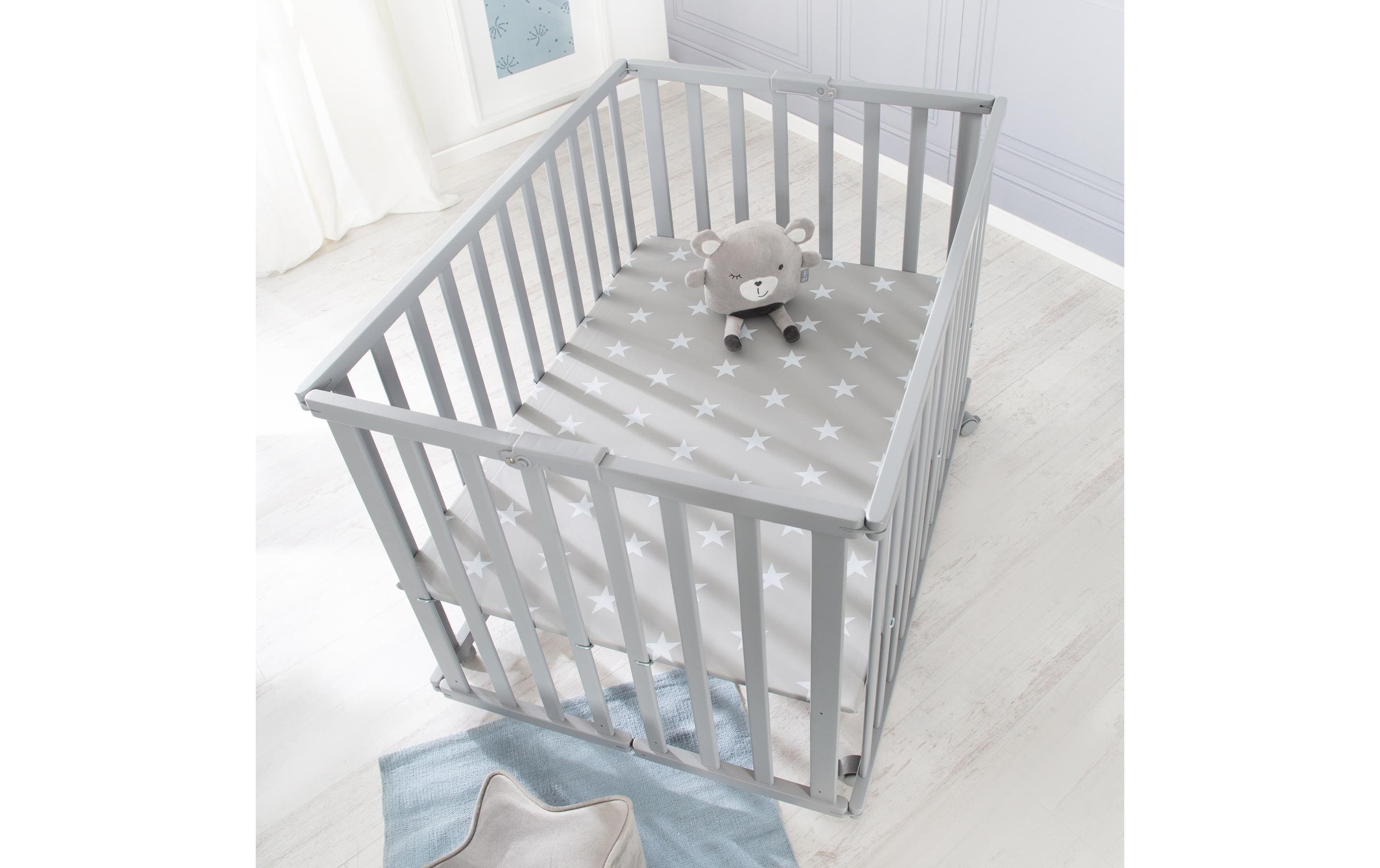 roba® Laufgitter »klappbar Taupe«
