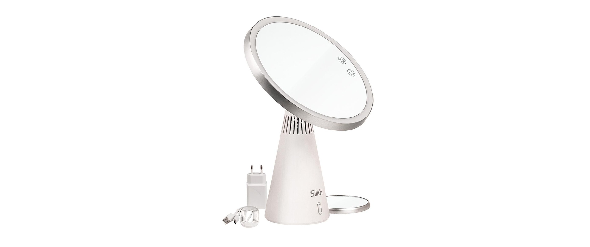 Silk'n Kosmetikspiegel »Music Mirror Weiss«