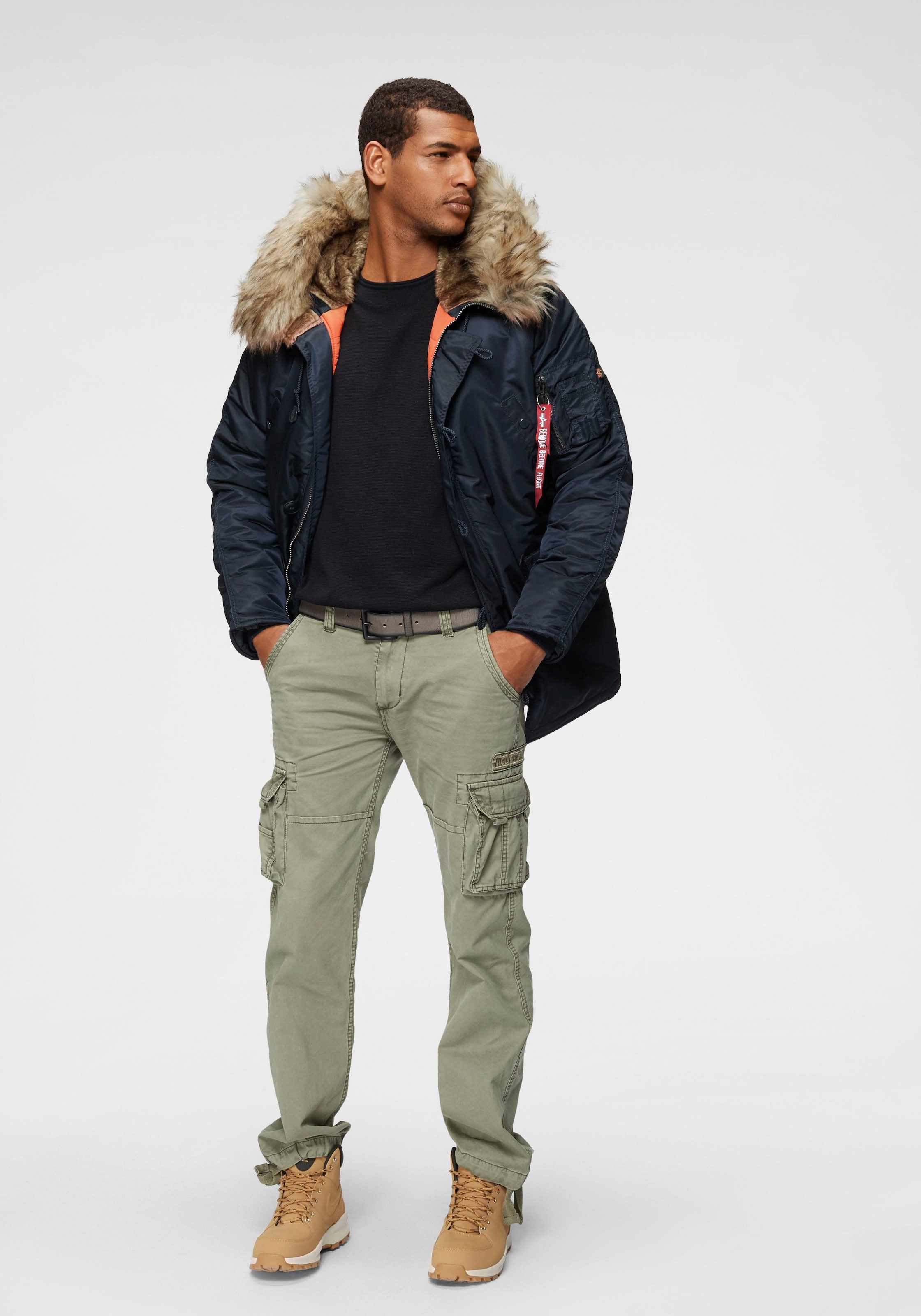 Alpha Industries Parka »N3B VF 59«, mit Kapuze, mit abnehmbarem Kunstfellkragen