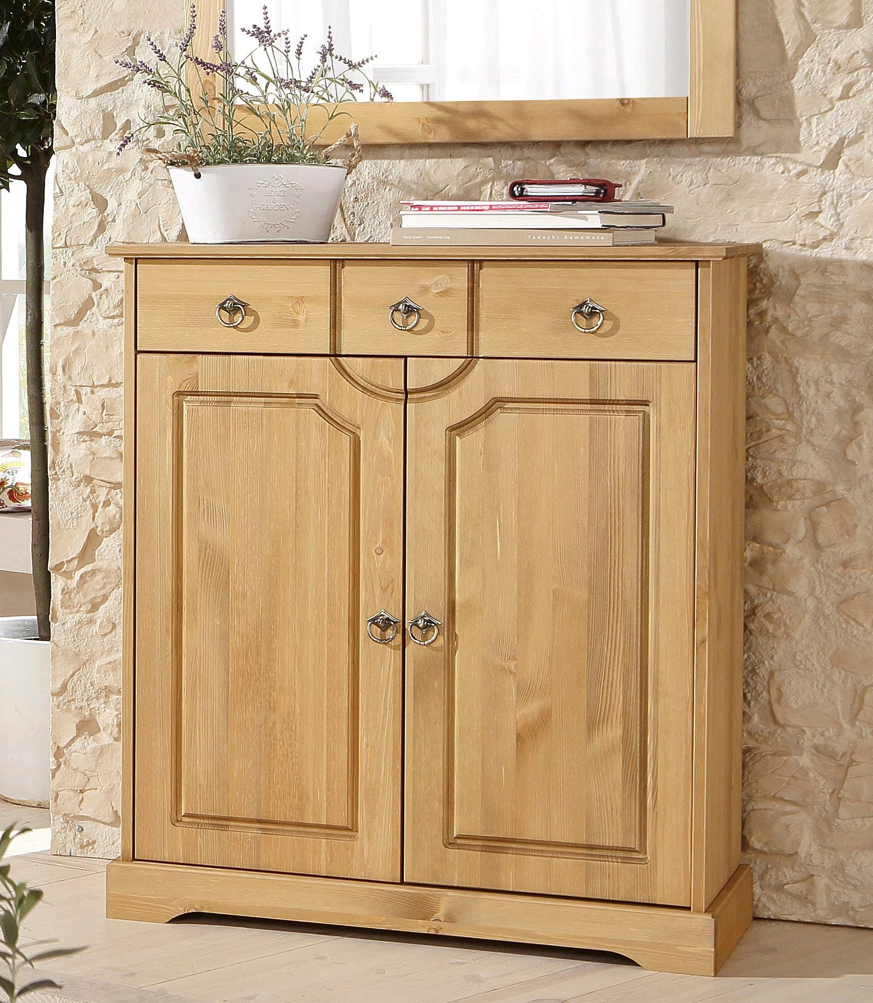 Home affaire Kommode »Klera« Breite 81 cm, aus massiver Kiefer, FSC®-zertifiziert