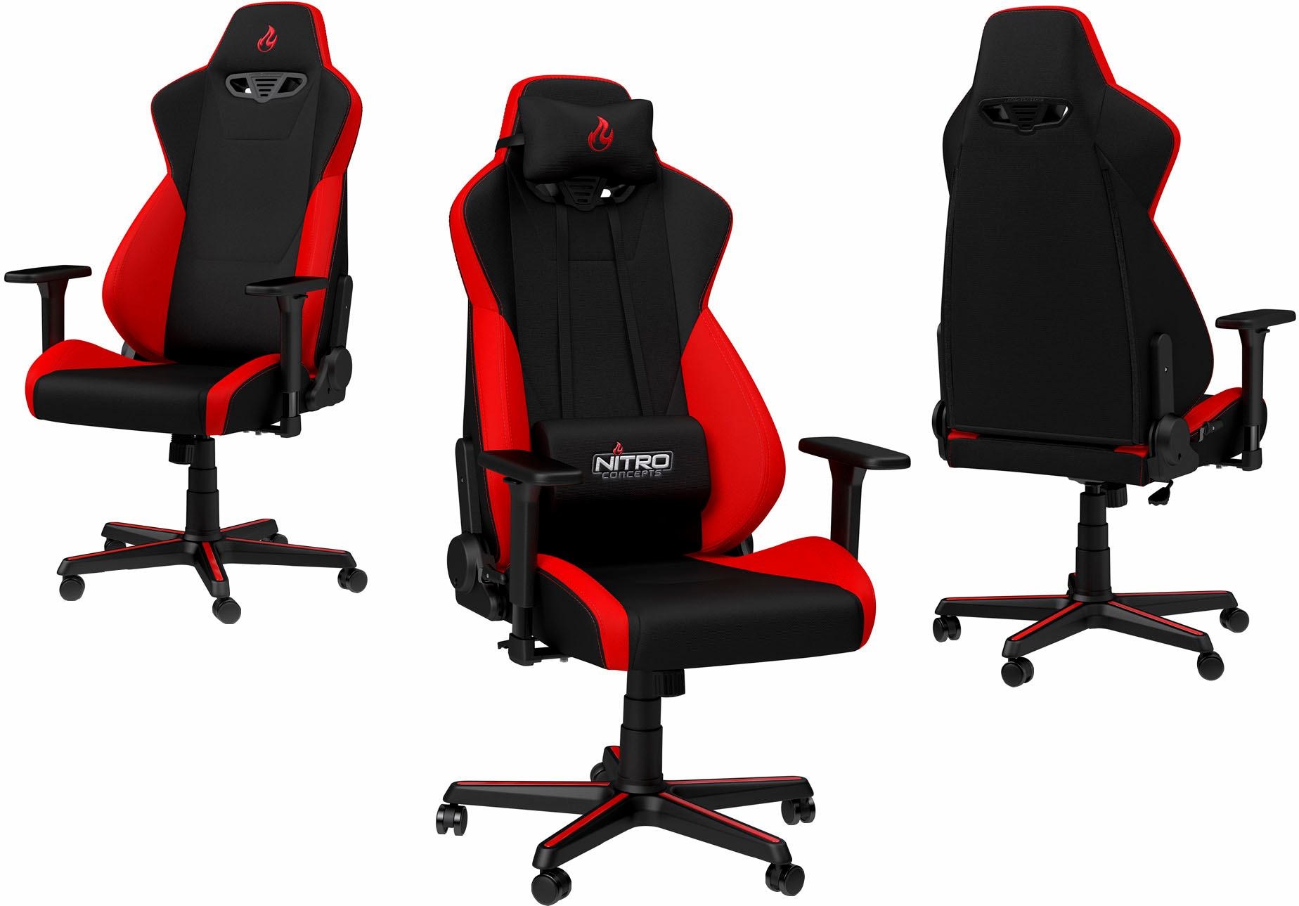 NITRO CONCEPTS Gaming-Stuhl »S300 Gaming Chair«, Bürostuhlzertifizierung DIN EN 1335