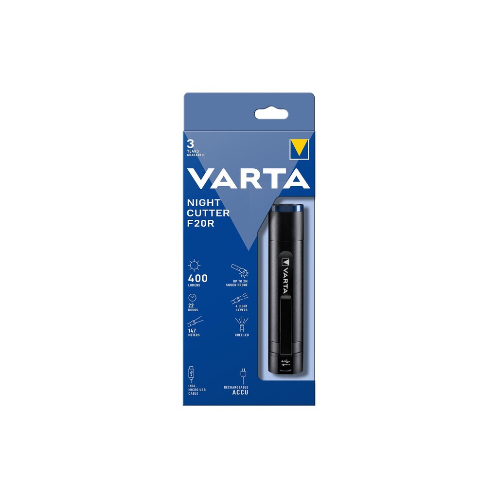 VARTA LED Taschenlampe »Night Cutter F20«