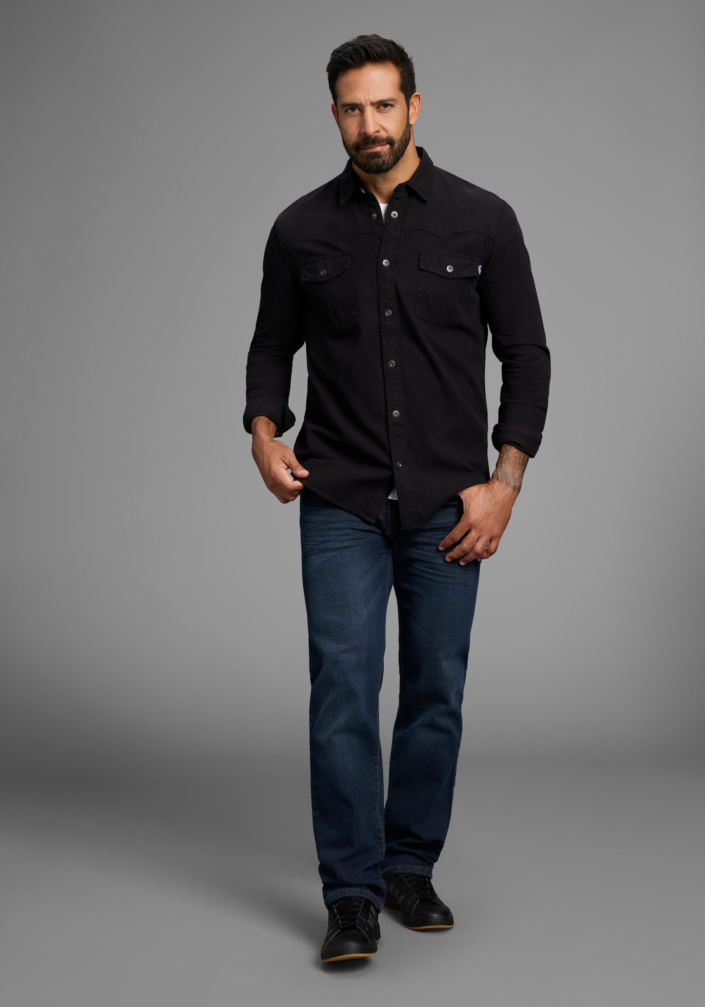 Arizona Jeanshemd, Western Stil