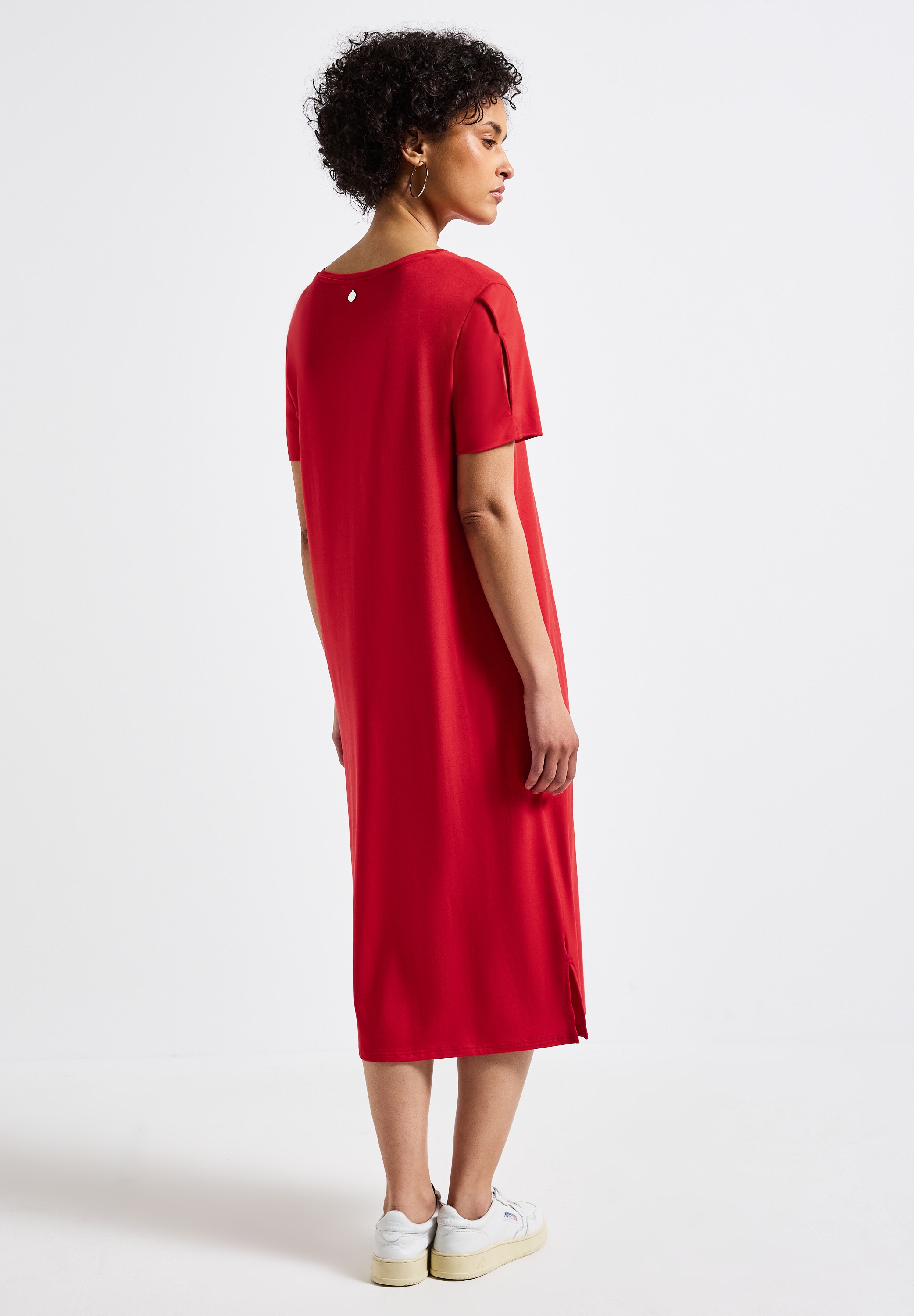 STREET ONE Shirtkleid, Sommerkleid mit Schlitzdetail