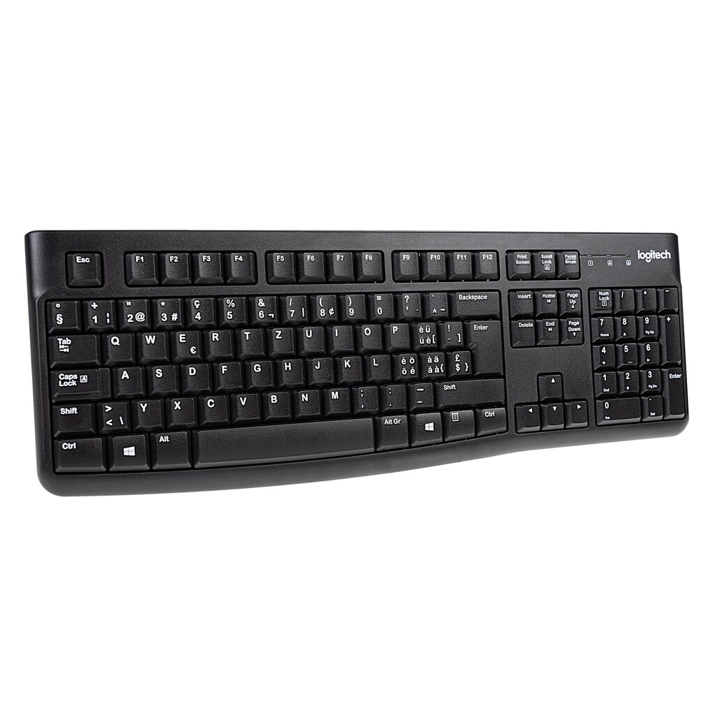 Logitech PC-Tastatur »MK120«, (Ziffernblock)