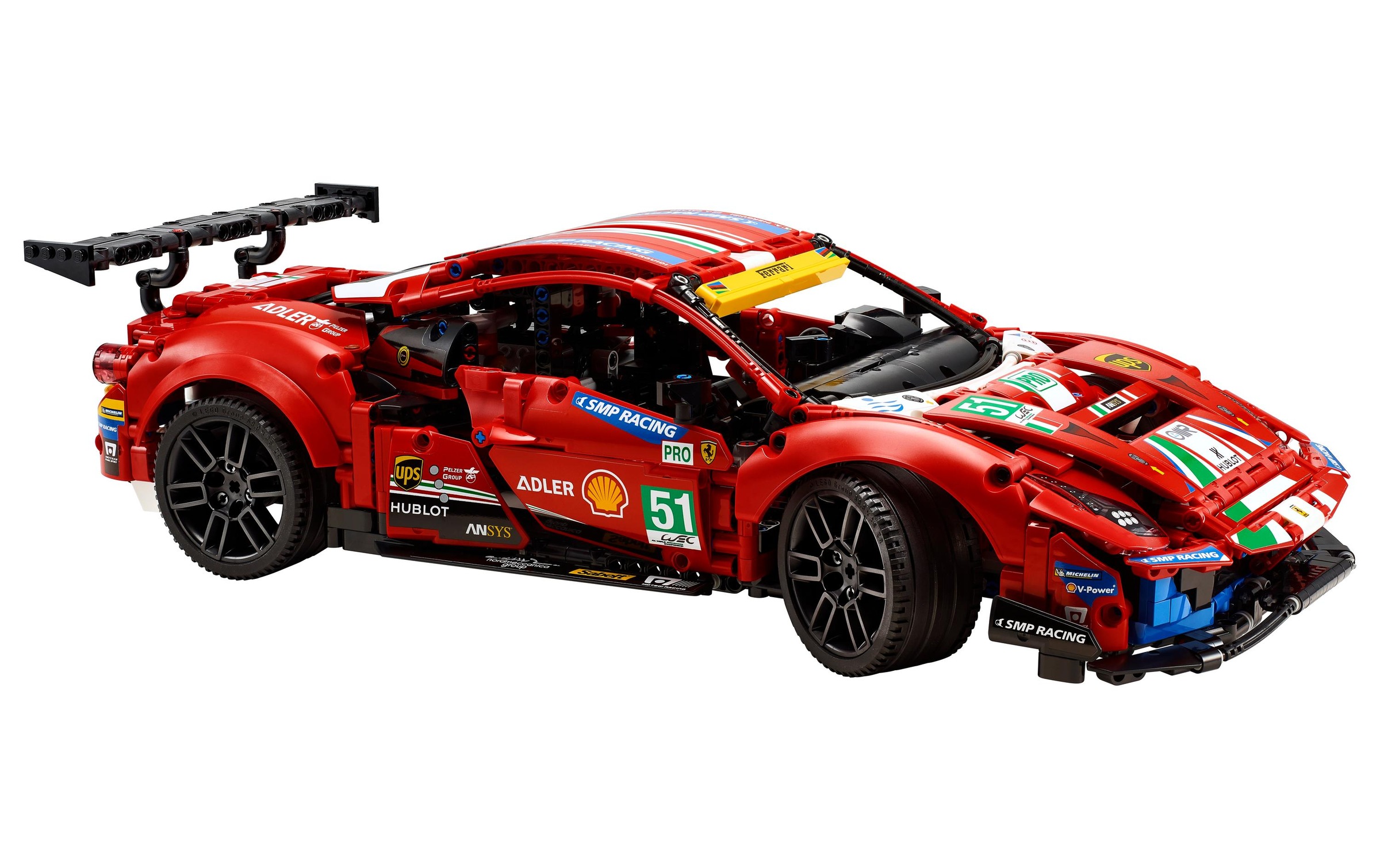 LEGO® Spielbausteine »Technic Ferrari 488 GTE «AF Corse #51» 42125«, (1677 St.)