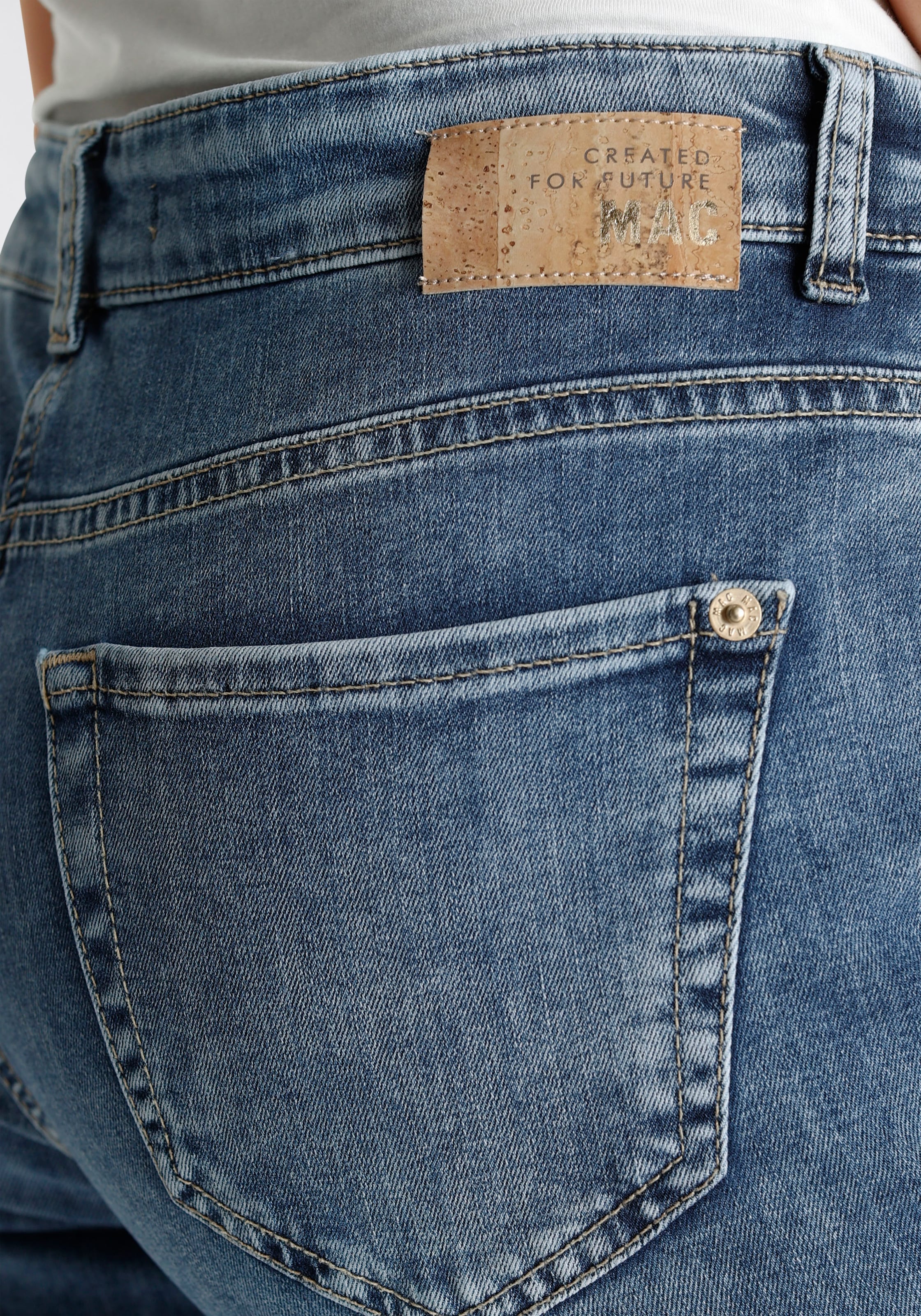 MAC Slim-fit-Jeans »Slim Destroyed«, Leichte moderne Destroyed-Effekte