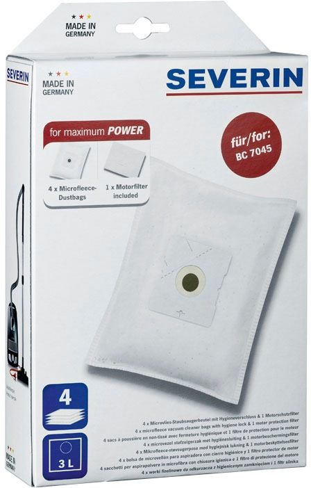 Severin Staubsaugerbeutel »ZB 7218«, 4er- Pack