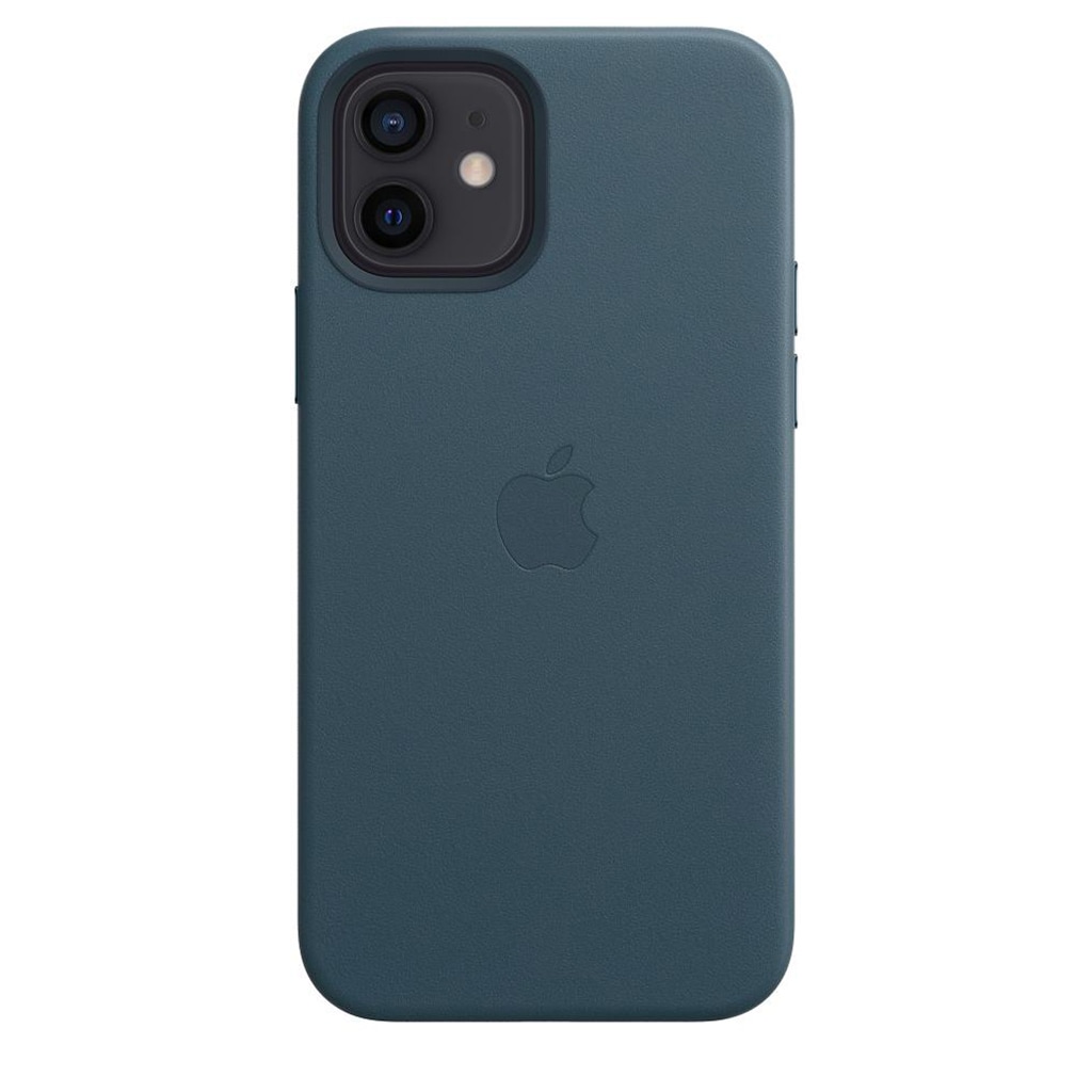 Apple Smartphone-Hülle »Apple iPhone 12/12 Pro Leder Case Mag Blue«, iPhone 12-iPhone 12 Pro, 15,5 cm (6,1 Zoll), MHKE3ZM/A