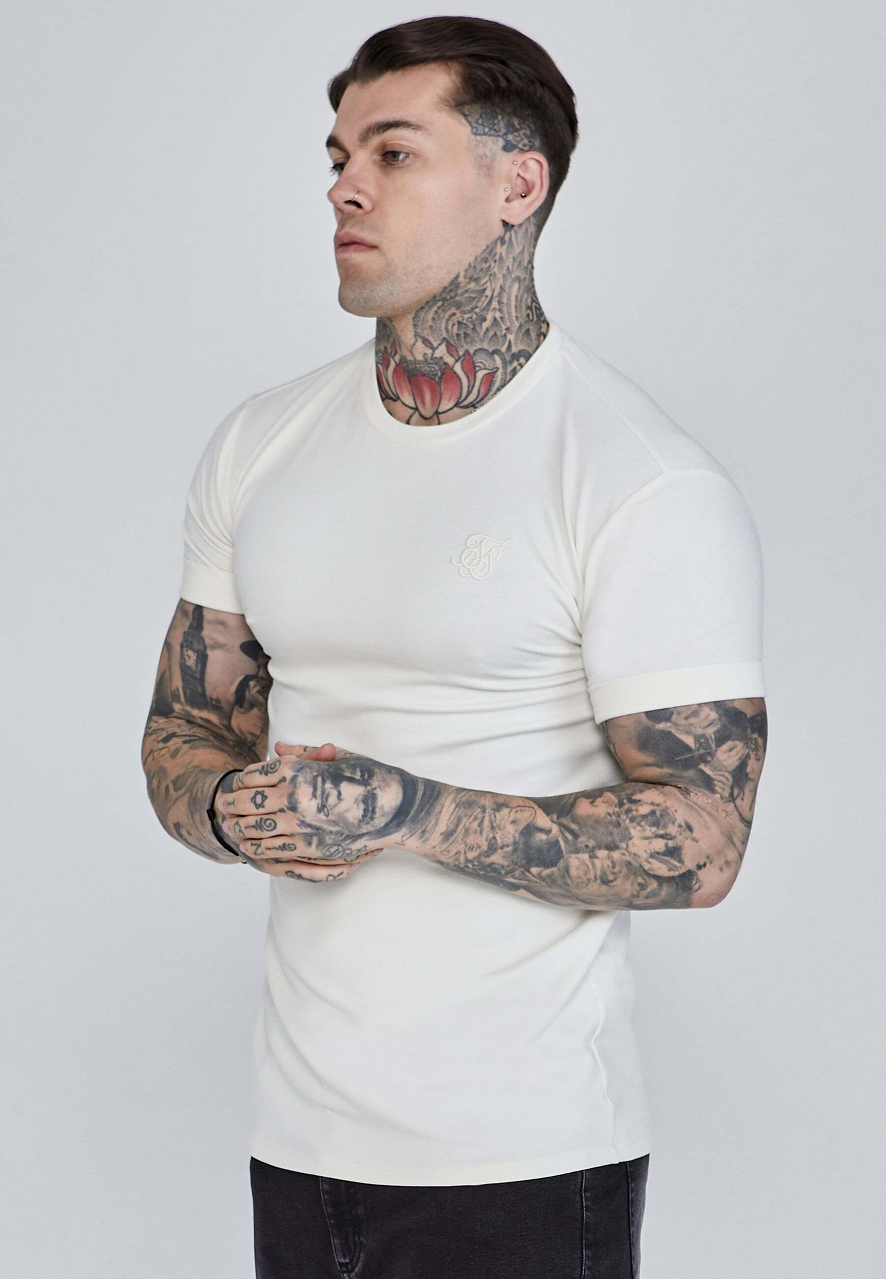 T-Shirt »Siksilk T-Shirt Roll Sleeve T-Shirt«