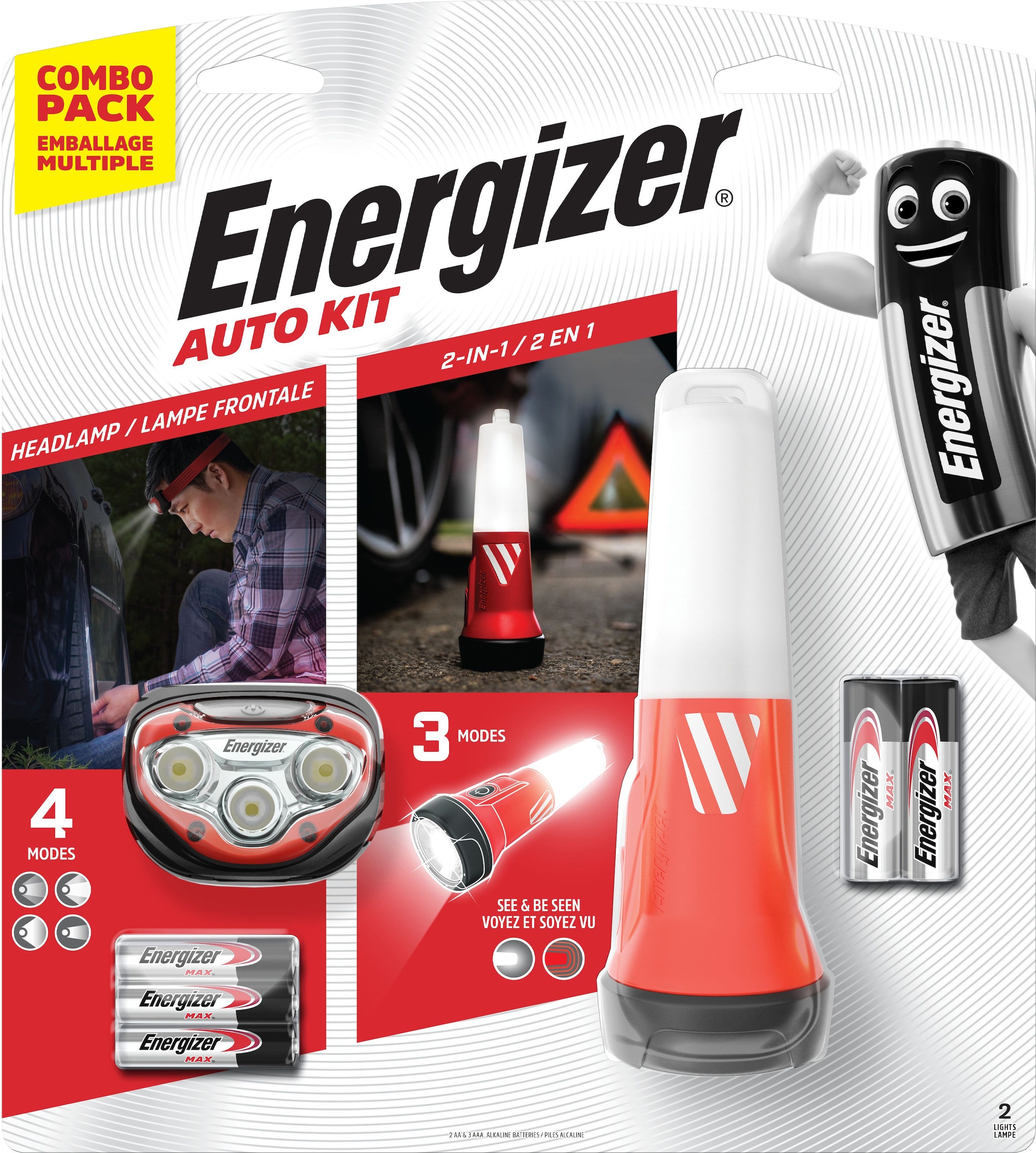 Energizer Taschenlampe »Auto Notfall Kit (Headlight+ 2in1 Notfalllicht)« zu  günstigen Preisen kaufen | Jelmoli-Versand