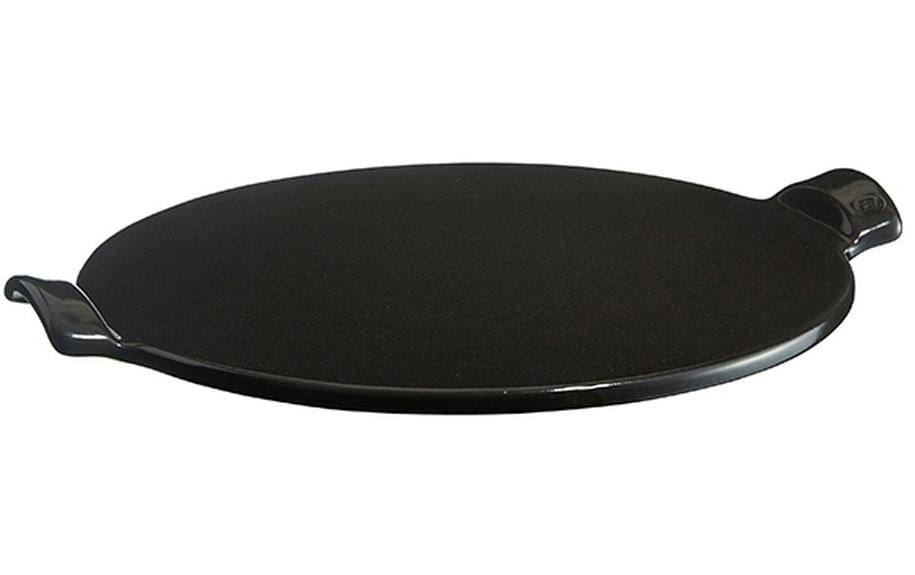 Emile Henry Charcoal 37cm Smooth Pizza Stone