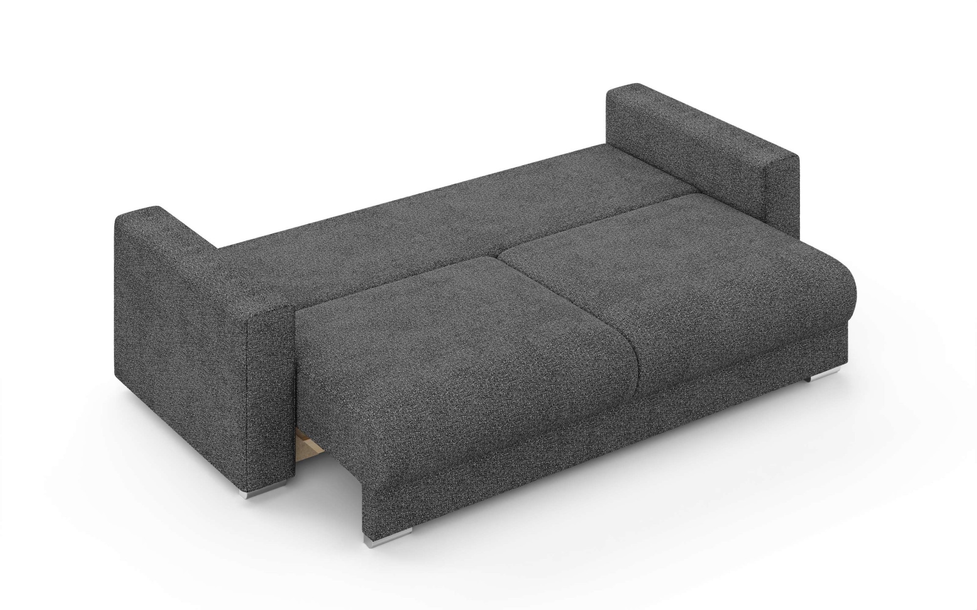INOSIGN 3-Sitzer »Stevinson Schlafsofa mit Bettkasten, Masse B/H/T: 229/87/97 cm«, mit Wellenunterfederung, 2 Rückenkissen und 2 Zierkissen
