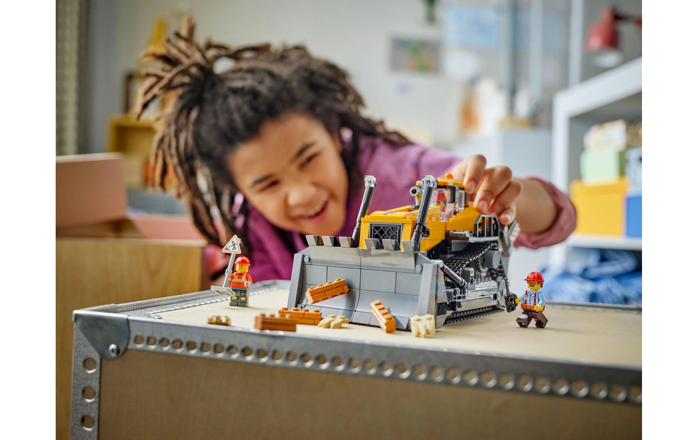 LEGO® Spielbausteine »City Gelber Bulldozer 60466«, (682 St.)