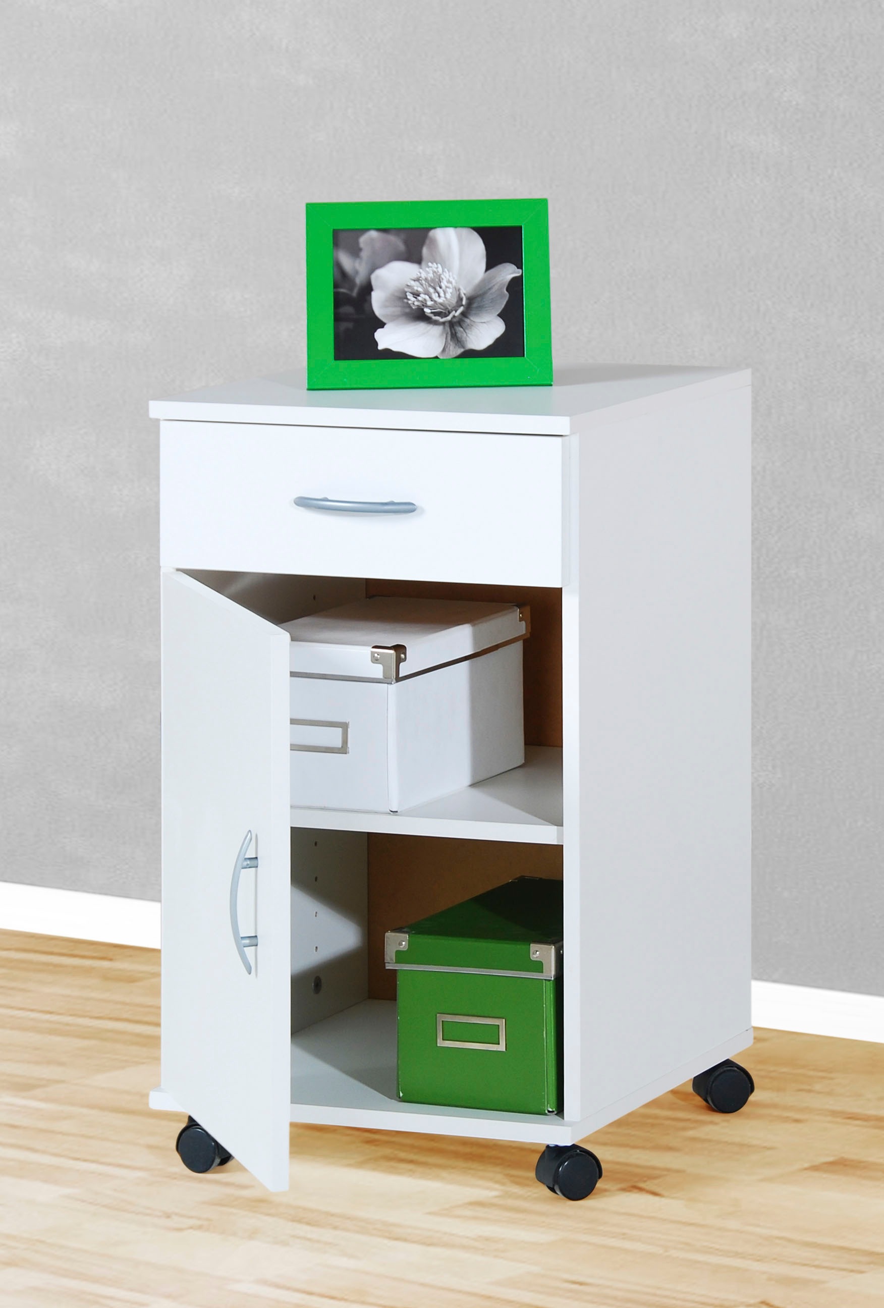 VOGL Möbelfabrik Rollcontainer »1191, Bürocontainer«, (1 St.), verschiedene Ausführungen, mit Schubladen, Höhe 67 cm, Made in Germany