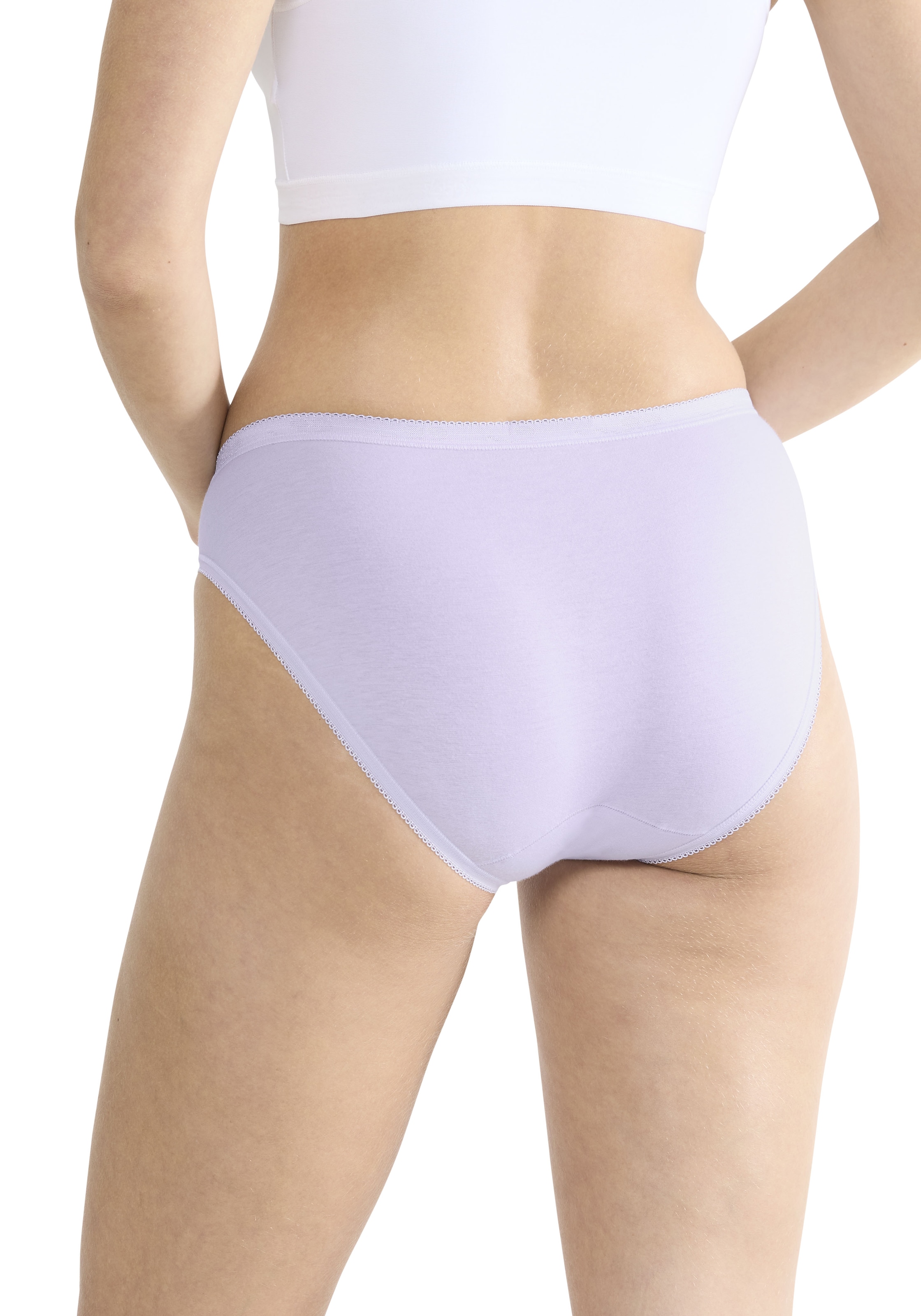 sloggi Tai-Slip »Basic+«, (3er Pack), perfekter Sitz, hoher Beinausschnitt, glatte Nähte