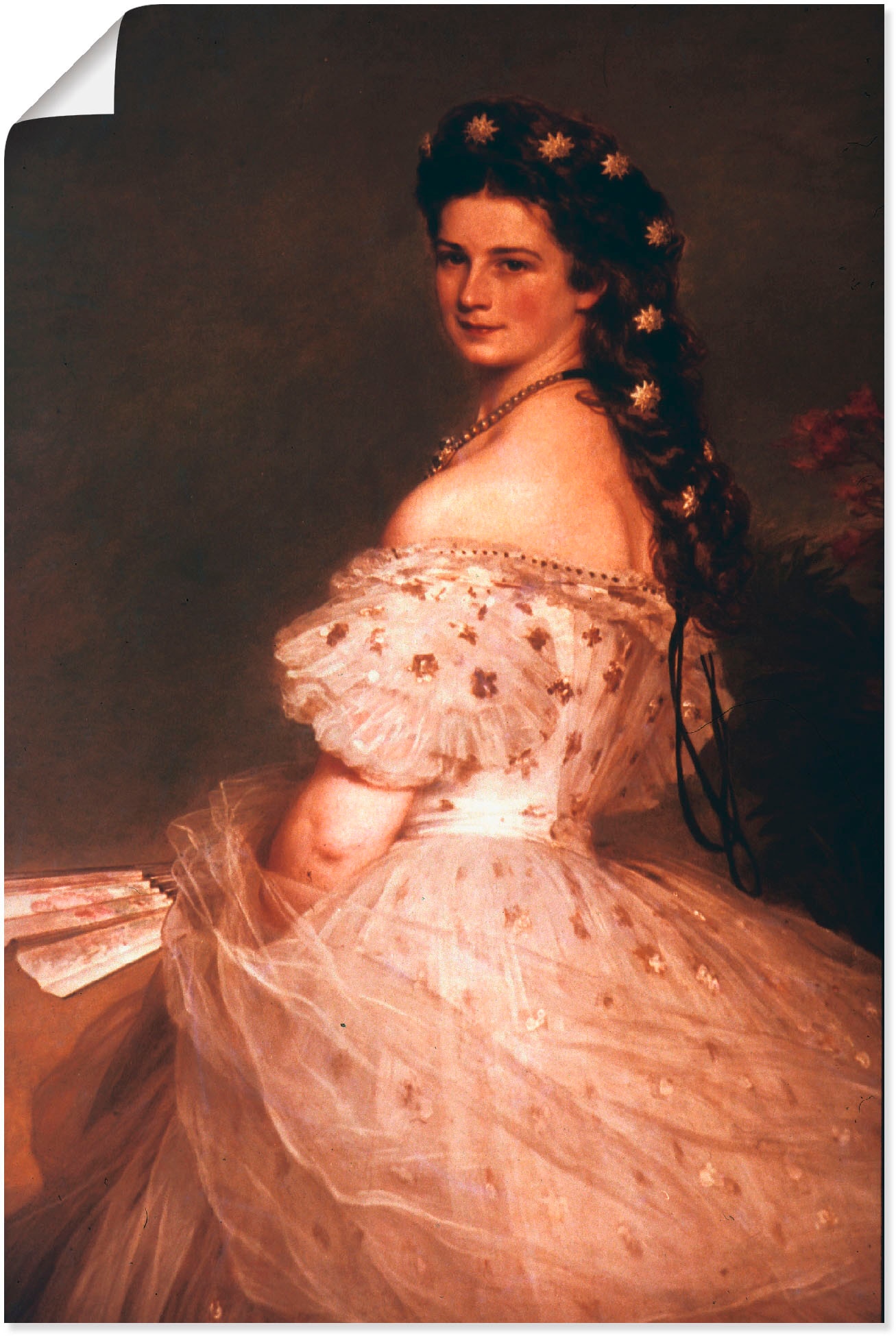 Artland Wandbild »Kaiserin Elisabeth von Österreich, 1865«, Menschen, (1 St.), als Leinwandbild, Poster in verschied. Grössen