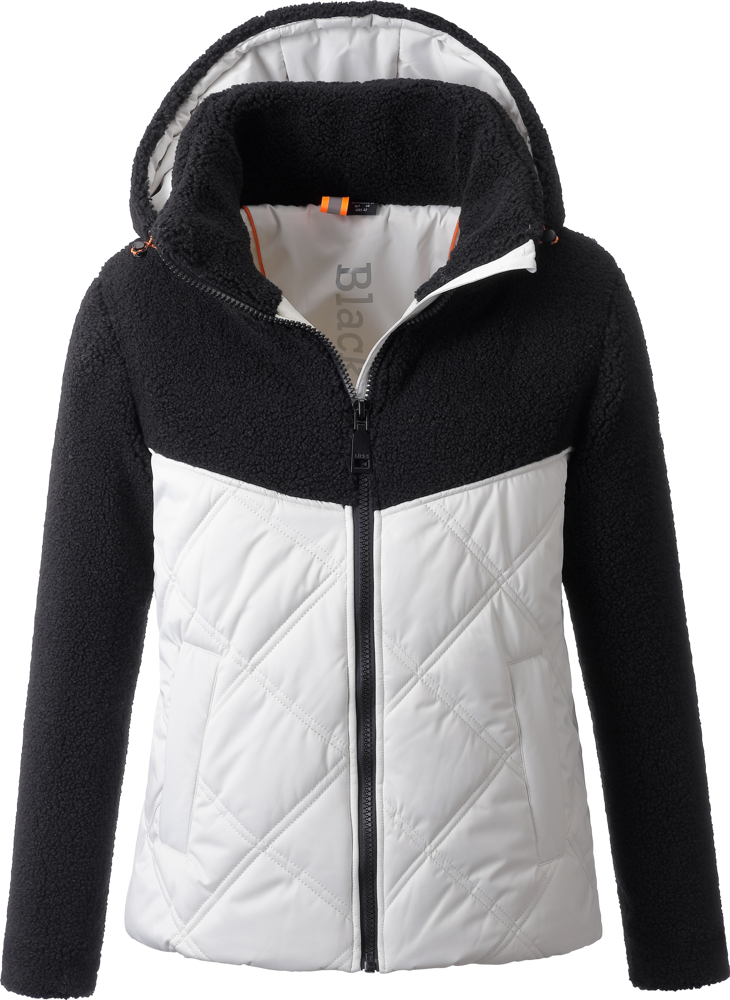 LPO Steppjacke »XAVIA WMN«, hochgeschlossener Kragen mit Sherpa-Fleece