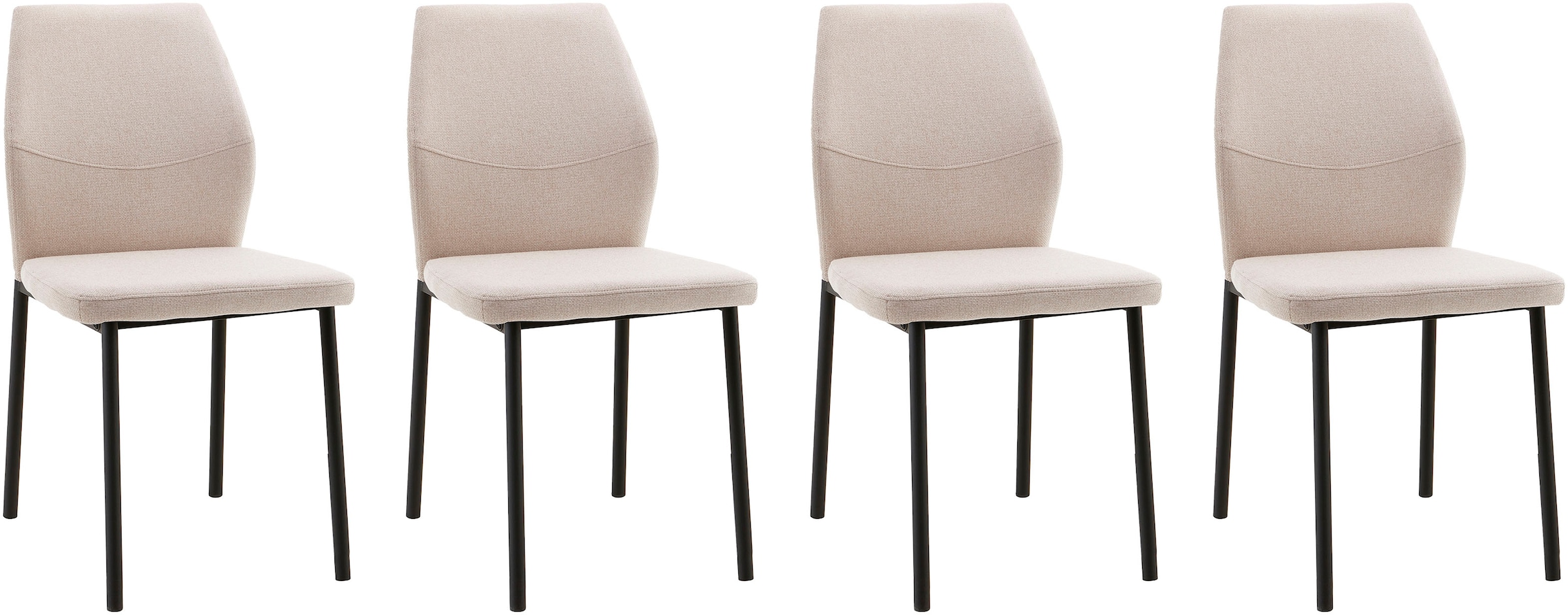 Home affaire Essgruppe »Basel, Tischgruppe mit Ausziehtisch«, (Set, 5 tlg.), BESTSELLER, Sitzgruppe, Tisch, Stühle, ovale Tischplatte, Säulentisch