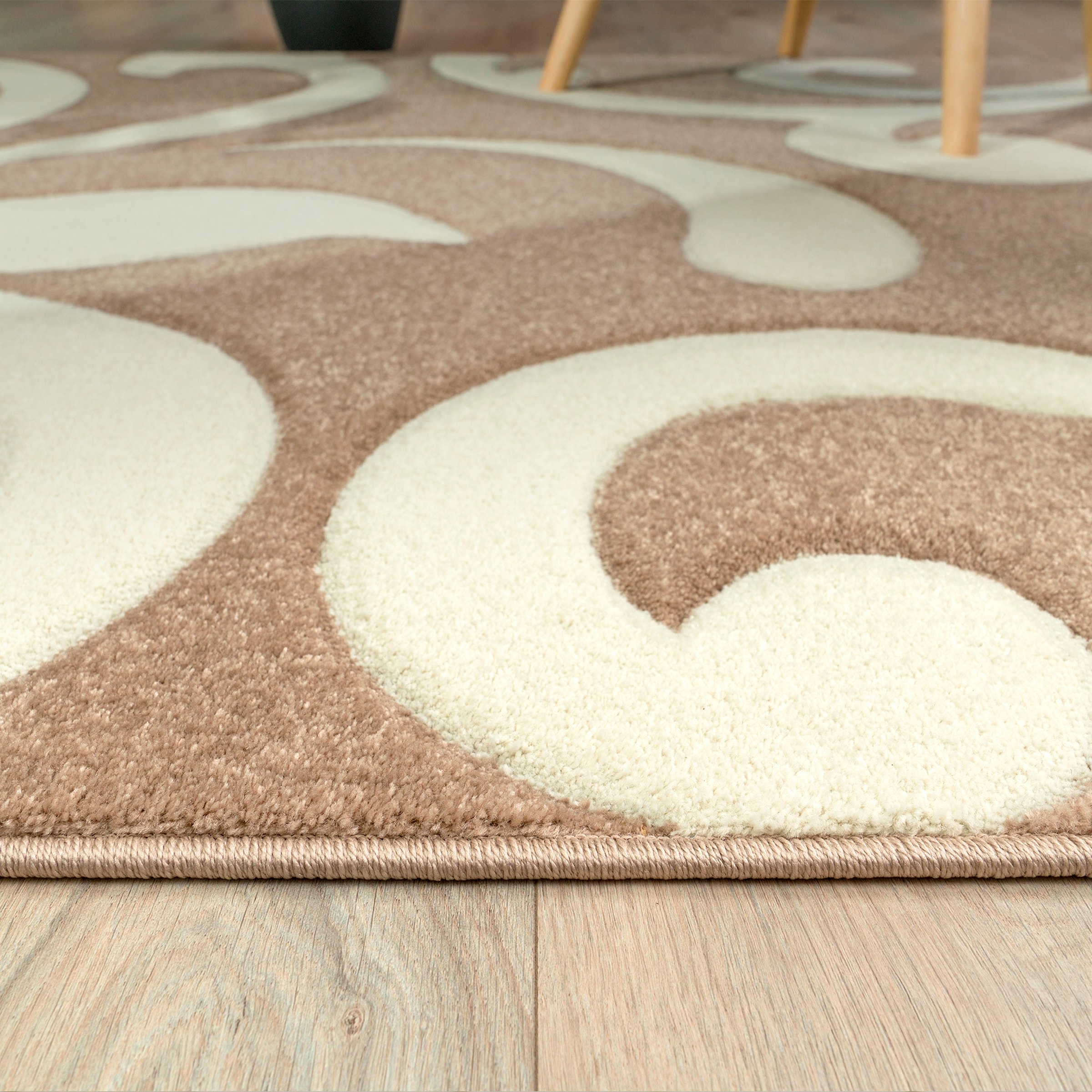 Paco Home Teppich »Diamond 761«, rechteckig, 18 mm Höhe, Kurzflor, gewebt, 3D-Design, mit Ornamenten