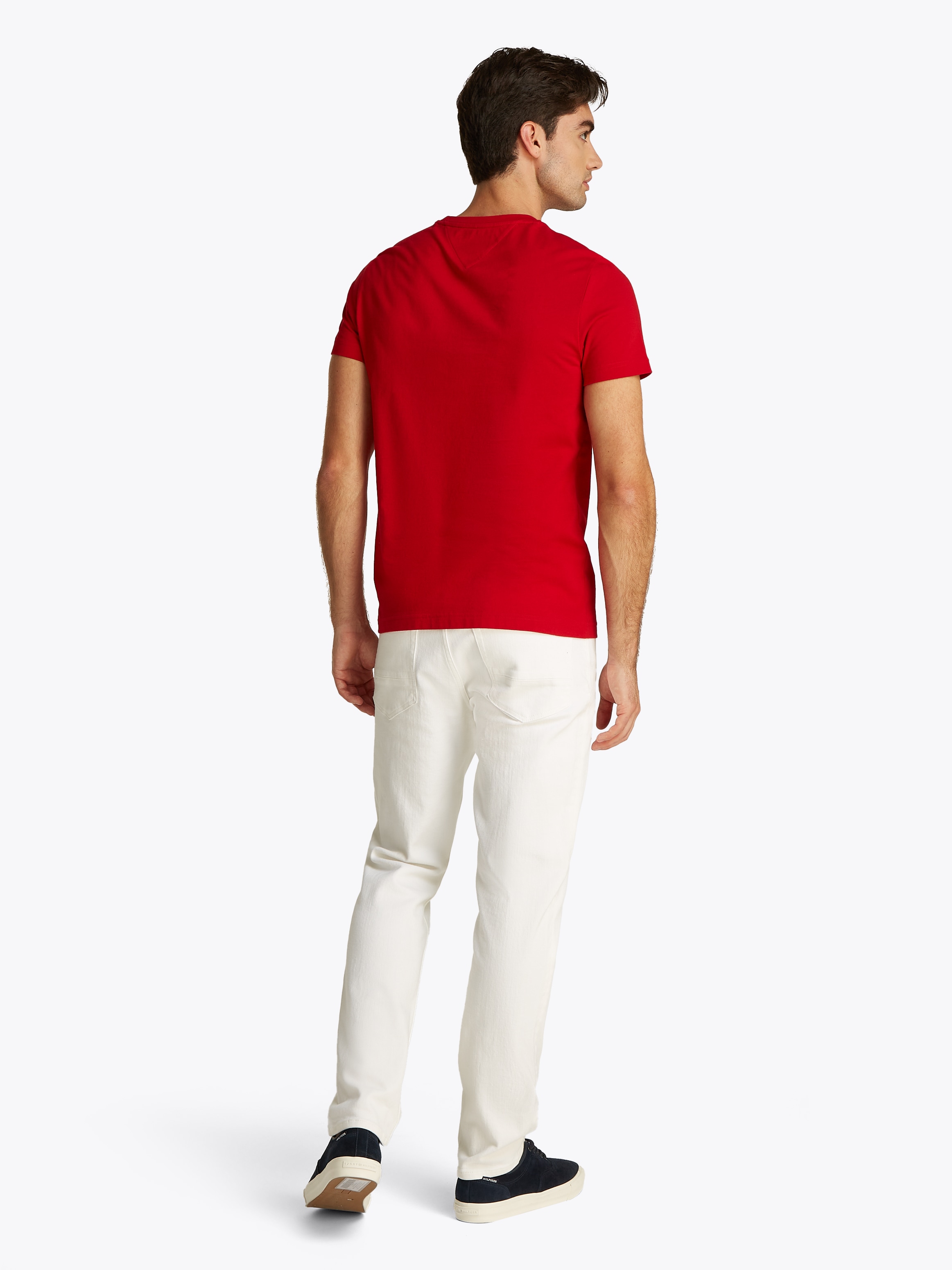 Tommy Hilfiger T-Shirt »TOMMY LOGO TEE«, aus reiner Baumwolle