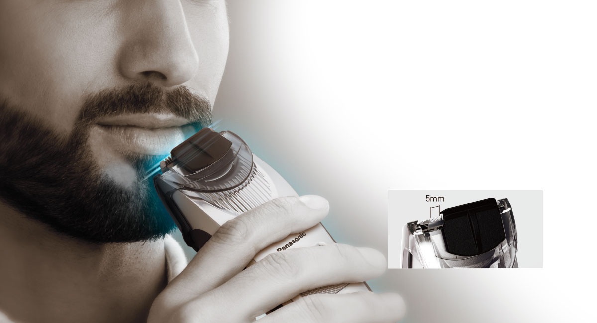 Panasonic Bartschneider »ER-SB60«, 2 Aufsätze, Premium Bartschneider