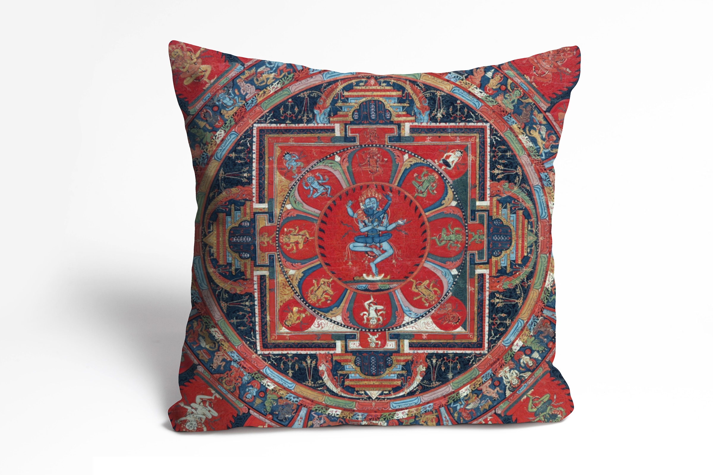 queence Dekokissen "Buddhismus" Kissenhülle ohne Füllung, 1 Stück