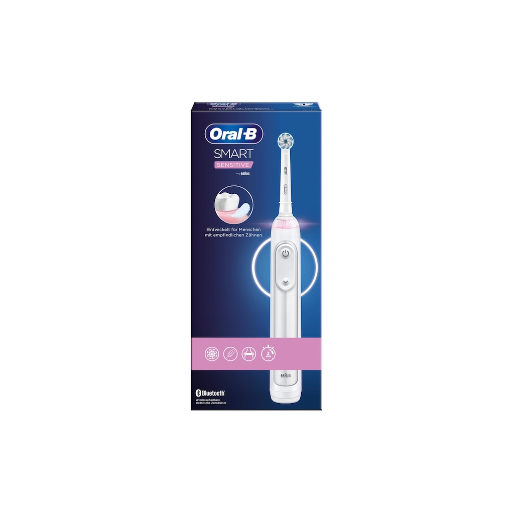 Oral-B Elektrische Zahnbürste »Smart Sensitive«, 1 St. Aufsteckbürsten