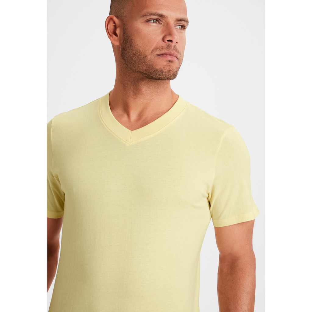 KangaROOS V-Shirt »Regular Fit,«, (2er-Pack)