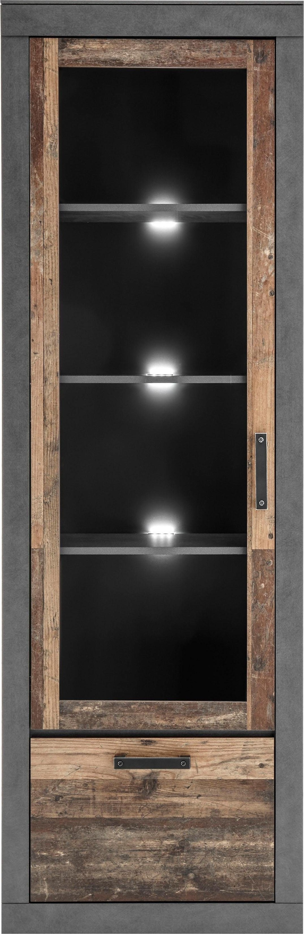 Home affaire Vitrine "BROOKLYN" Höhe ca. 200 cm