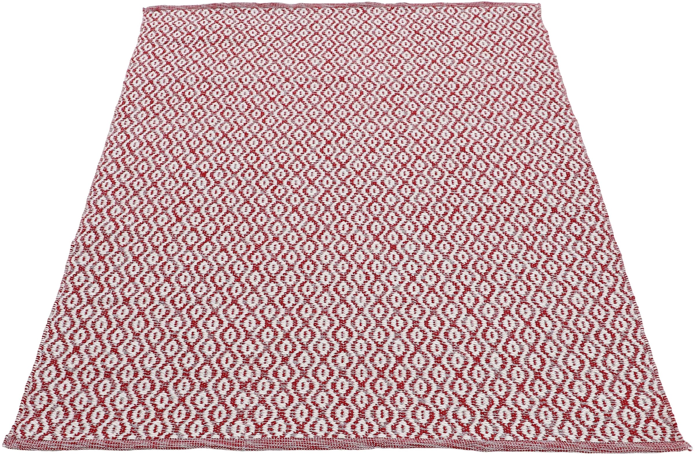 carpetfine Teppich »Frida 202«, recyceltem Wendeteppich, mm Material (PET), Flachgewebe, 7 Höhe, 100