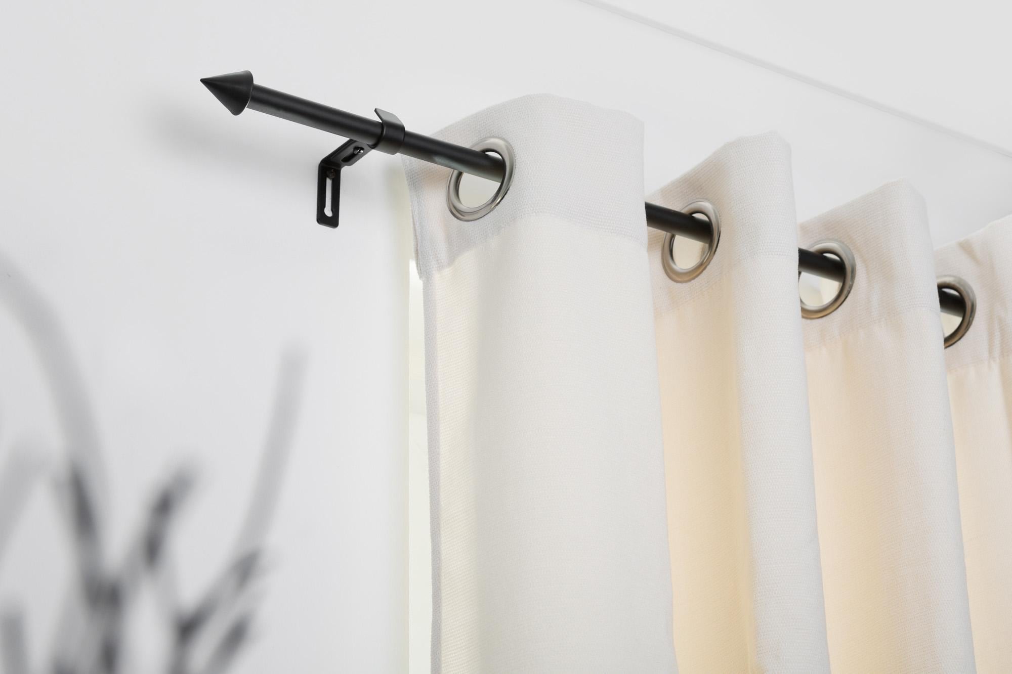 LICHTBLICK ORIGINAL Gardinenstange »Kegel«, 1 läufig-läufig, Fixmass