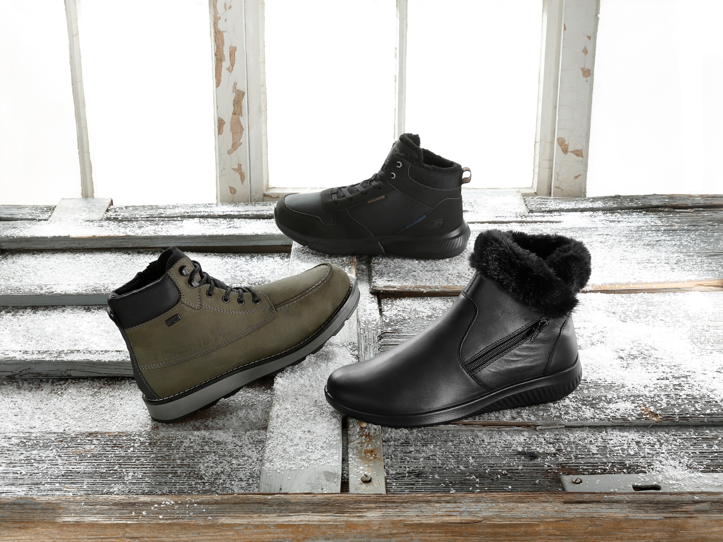 Jomos Winterstiefelette »Allegra«, Winterboots, Komfortstiefelette mit Reissverschluss, extraweit