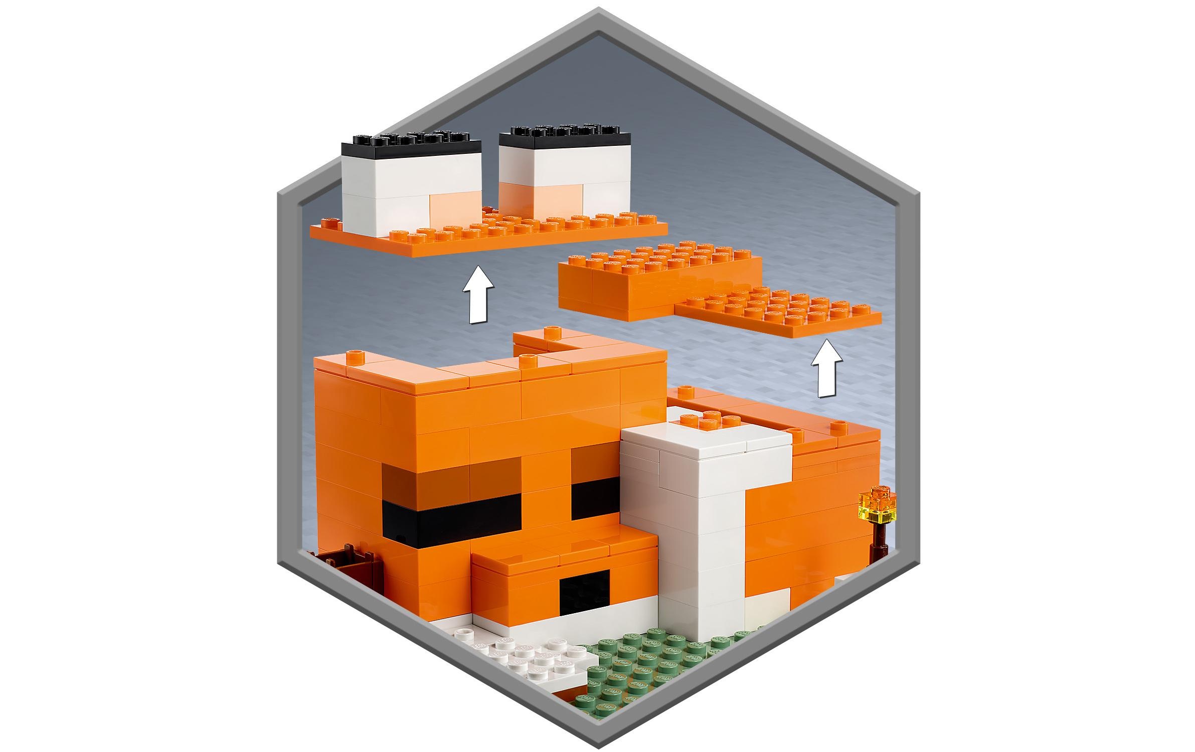 LEGO® Spielbausteine »Die Fuchs-Lodge 211«, (193 St.)
