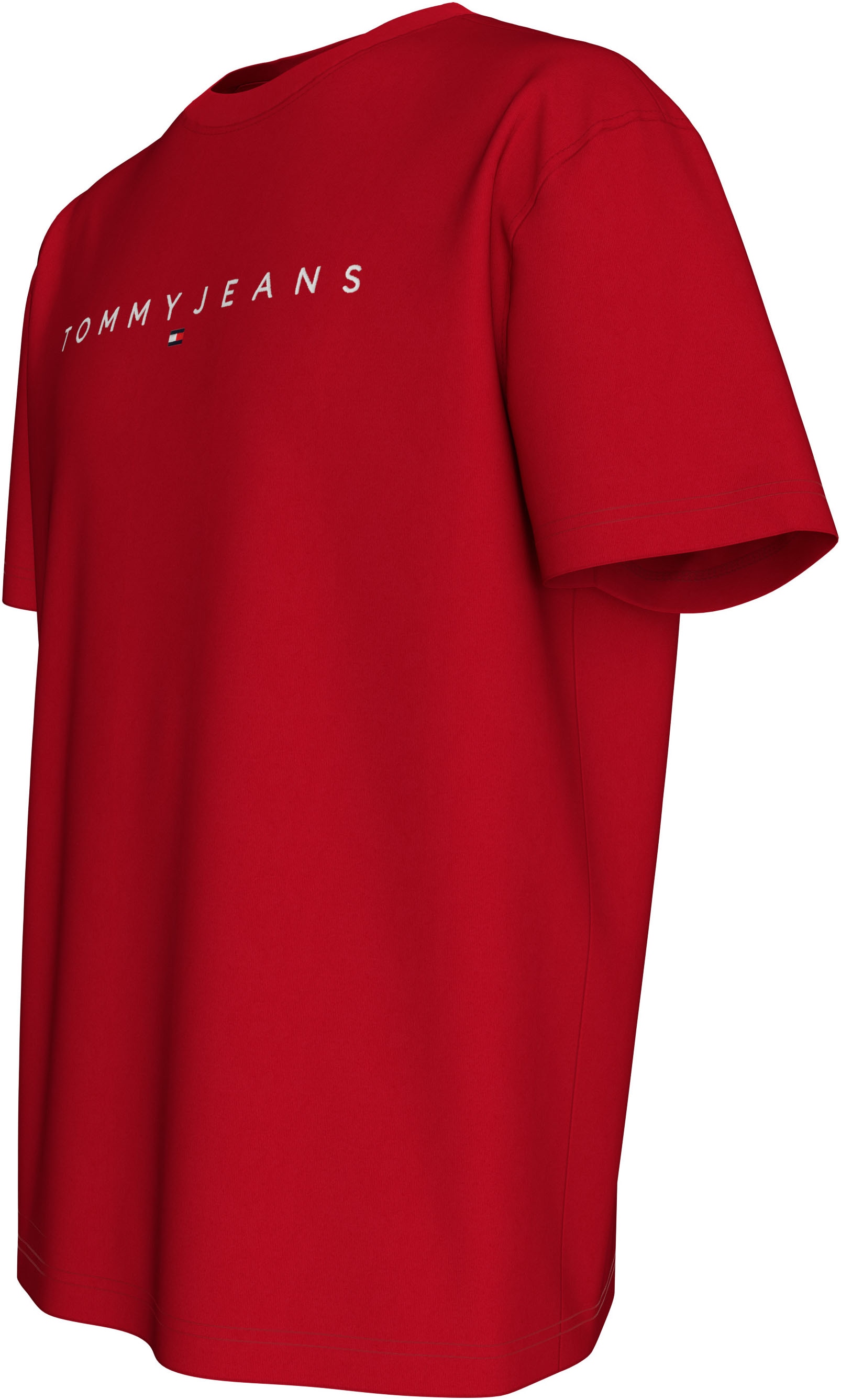 Tommy Jeans T-Shirt »TJM REG LINEAR LOGO TEE EXT«, mit Markenlabel